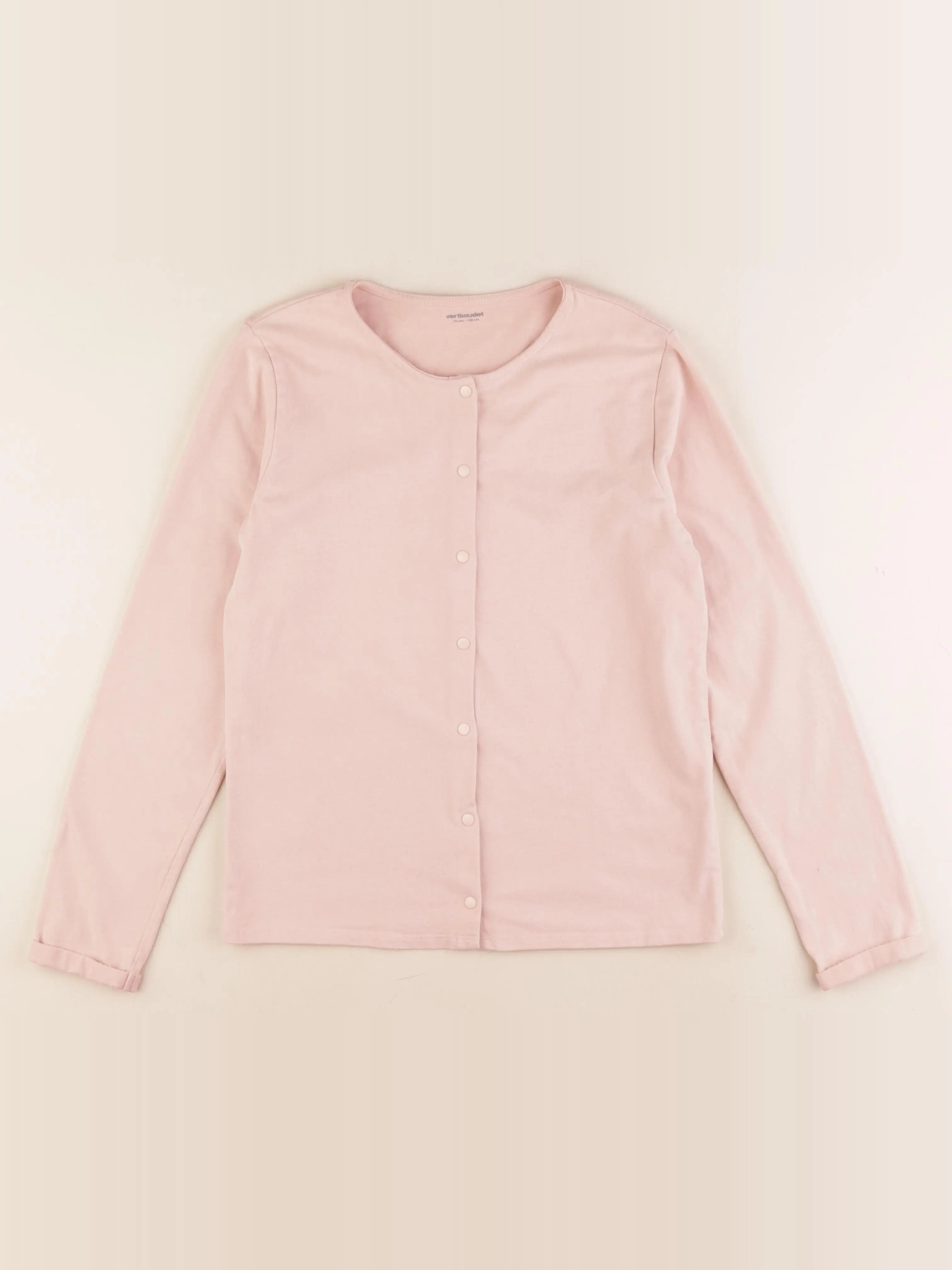 Vertbaudet - gilet rose - 14 ans