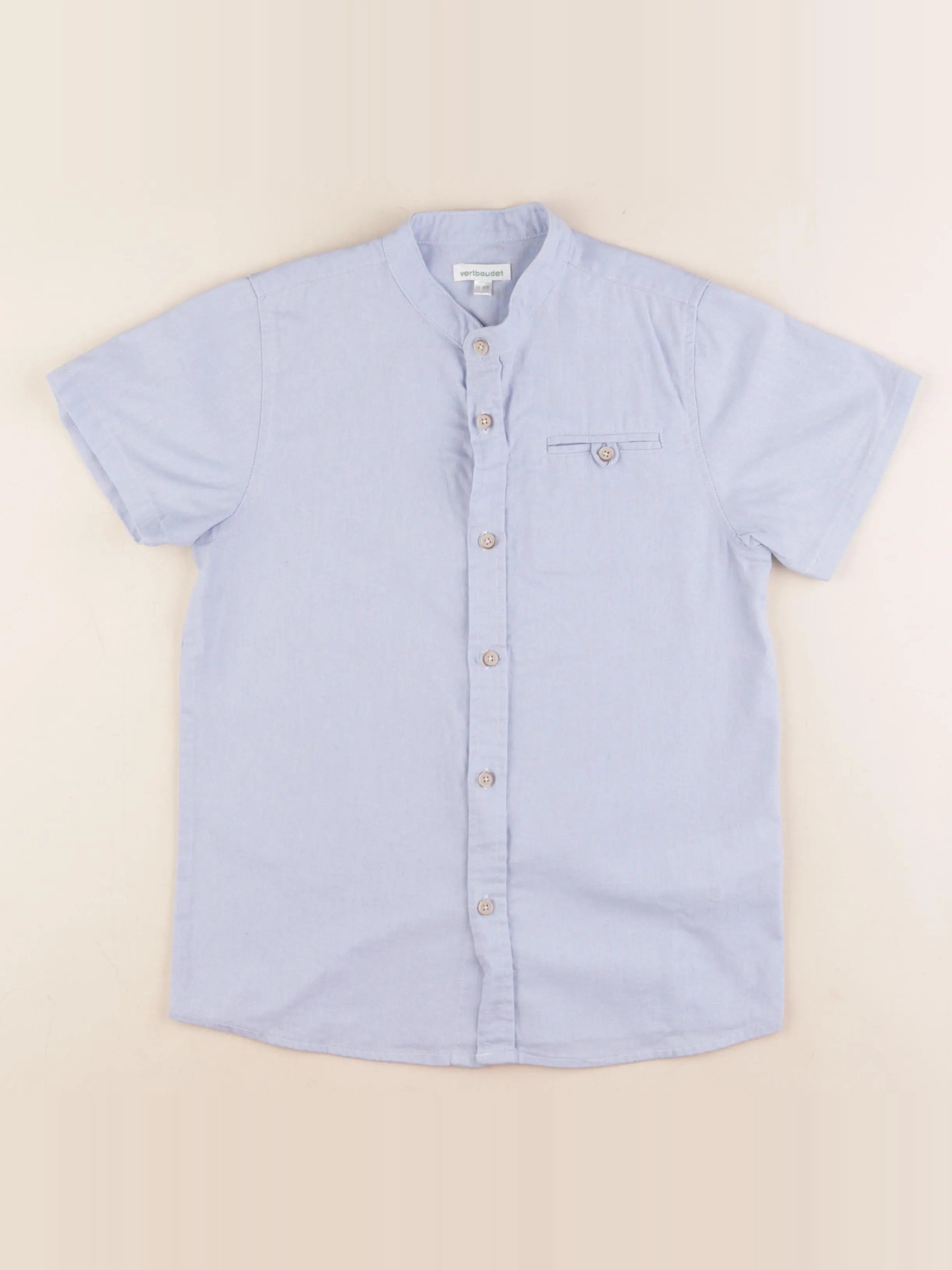 Vertbaudet - chemise bleu - 10 ans