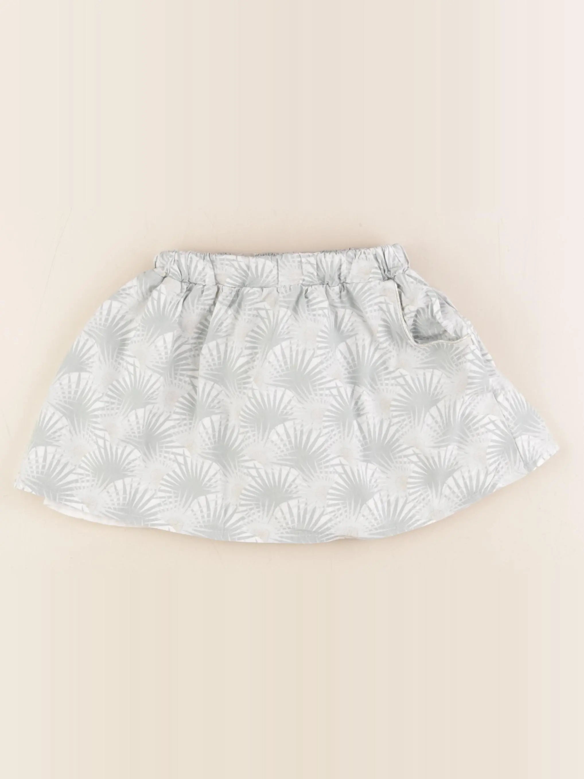 Little Cigogne - jupe vert - 4 ans