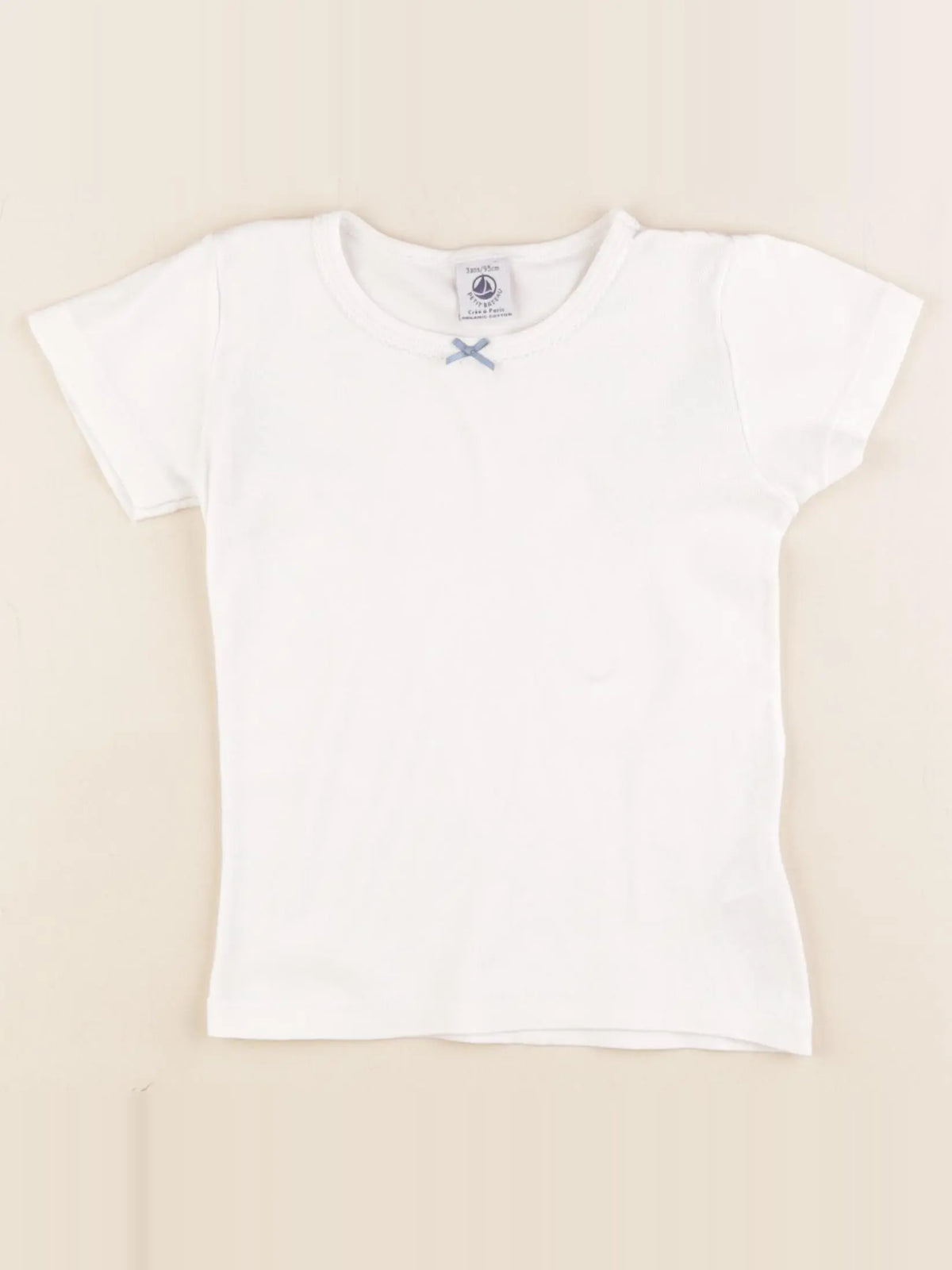 Petit Bateau - maillot de corps blanc - 3 ans