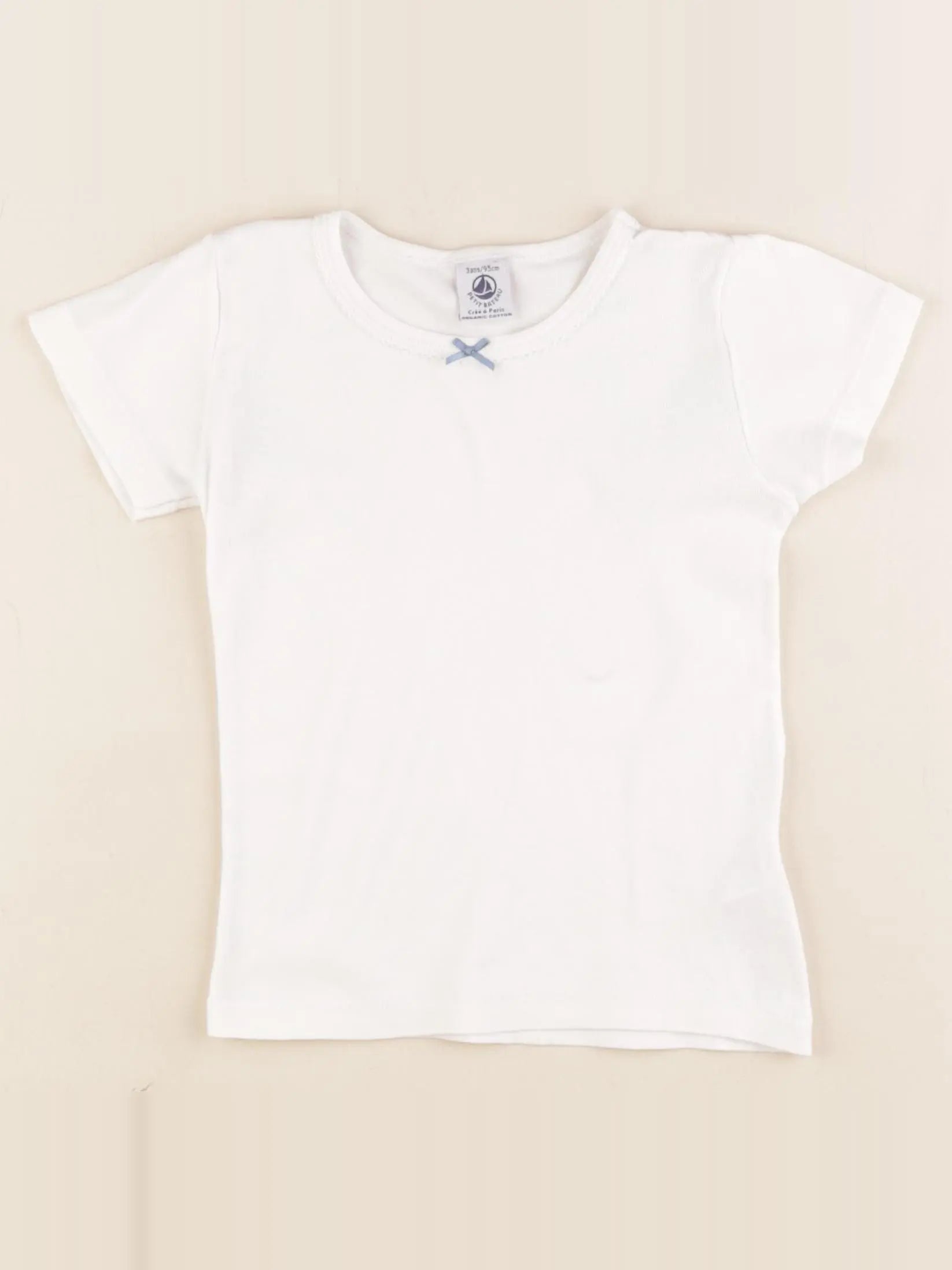 Petit Bateau - maillot de corps blanc - 3 ans