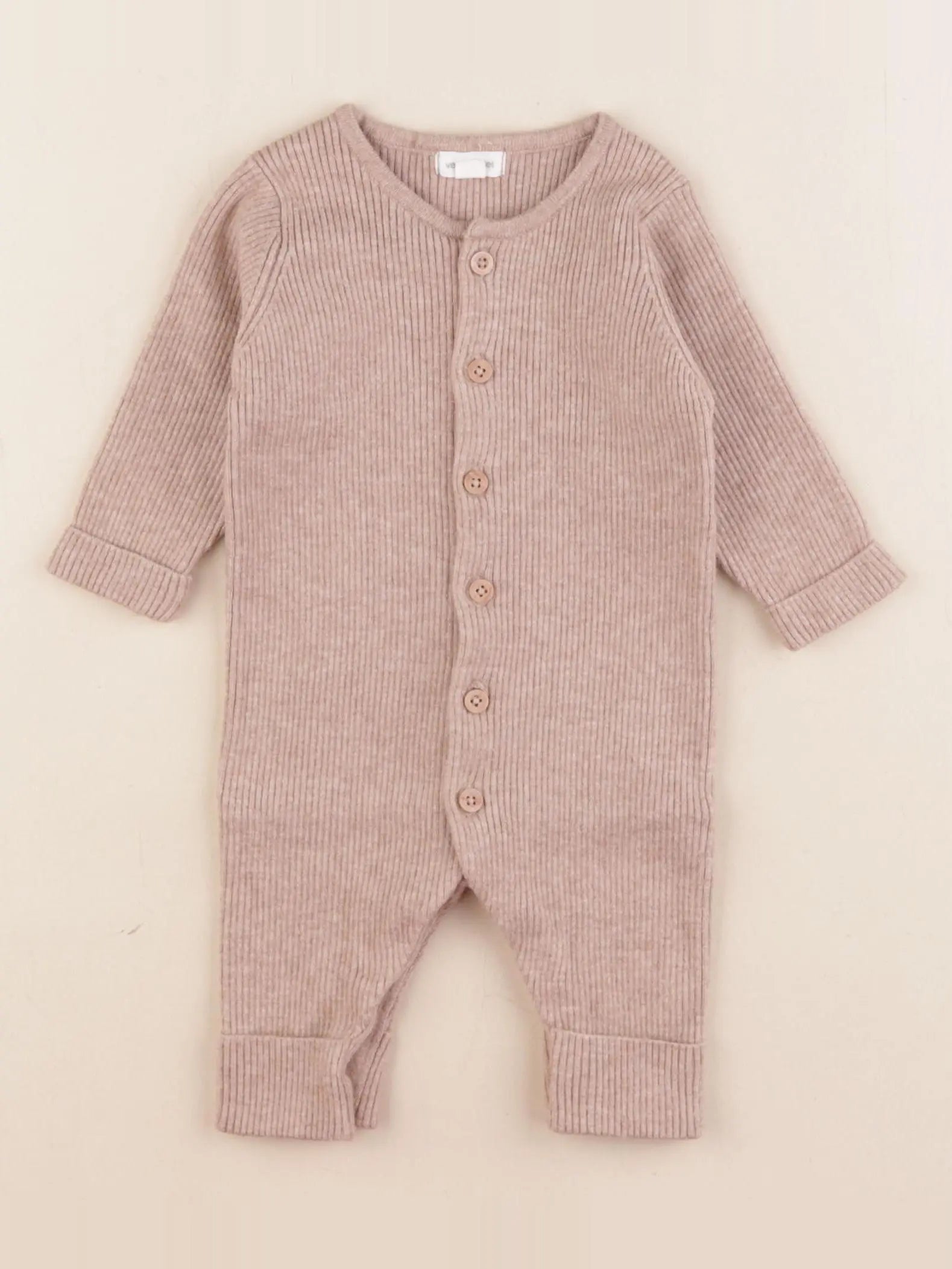 Vertbaudet - combinaison marron - 3 mois