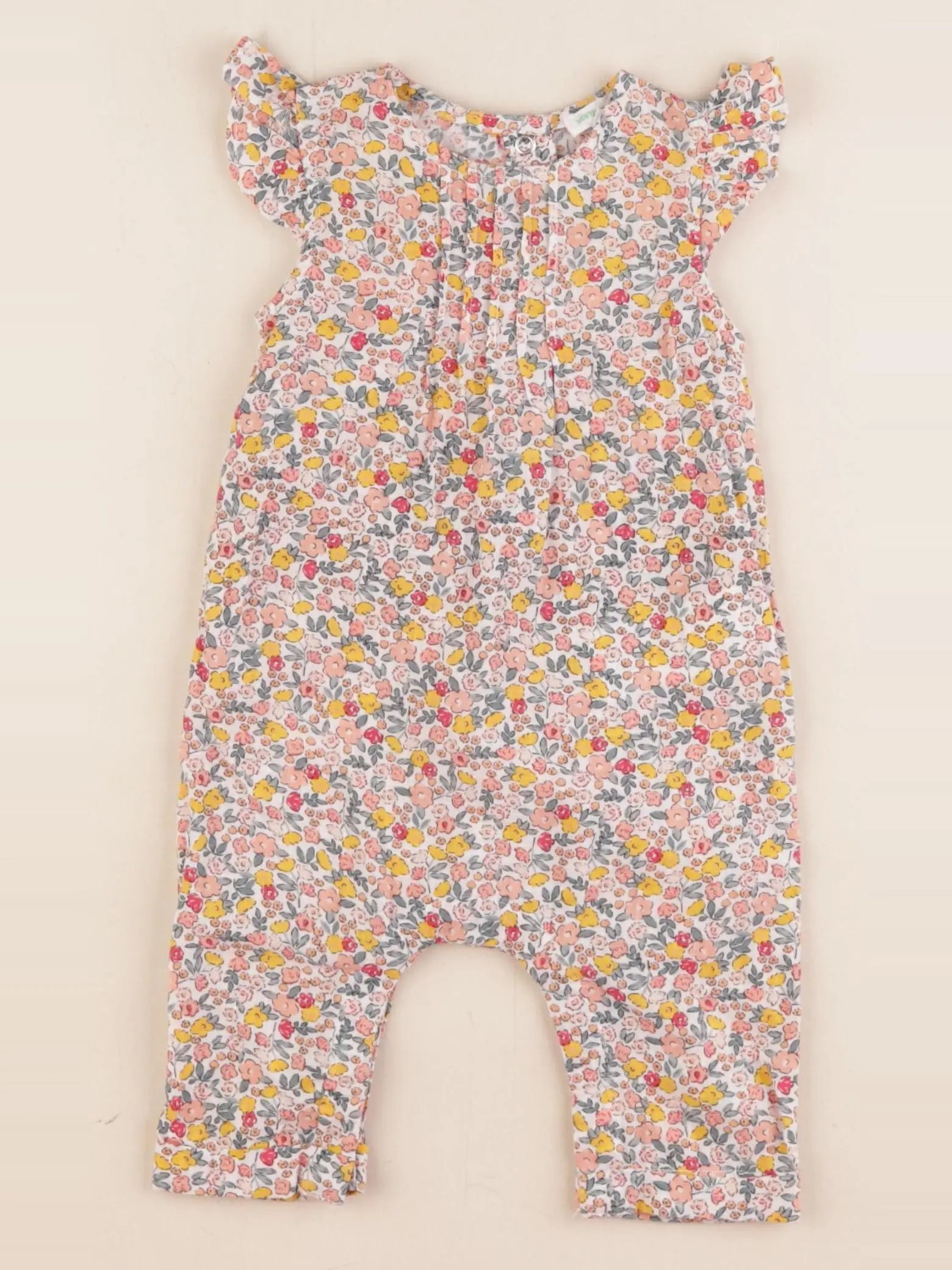 Vertbaudet - combinaison multicolore - 3 mois