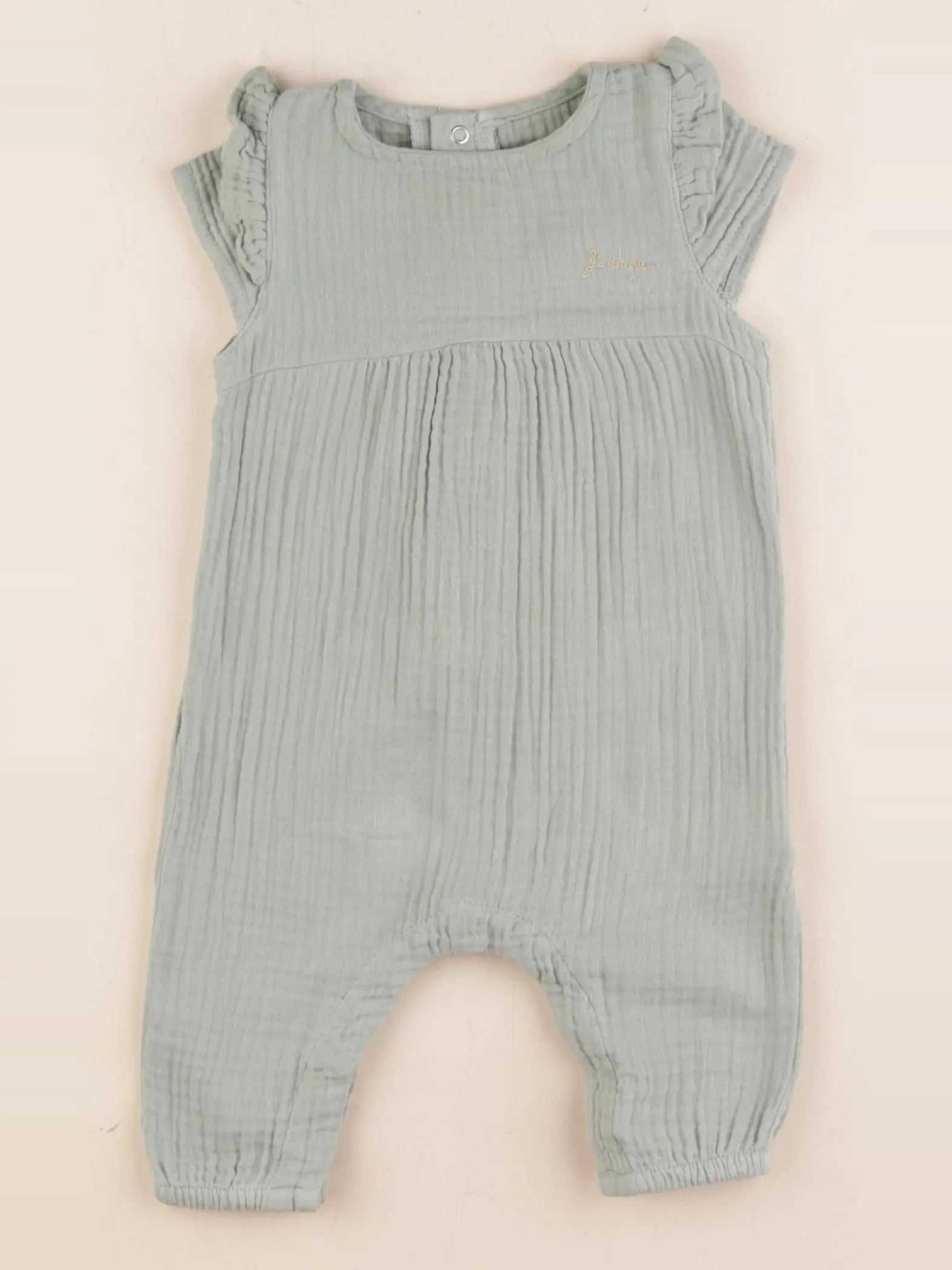 Vertbaudet - combinaison vert - 3 mois