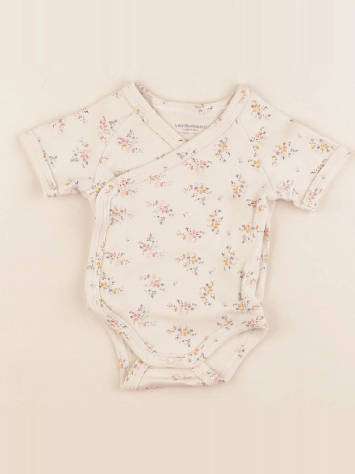 Vertbaudet - body rose - 3 mois