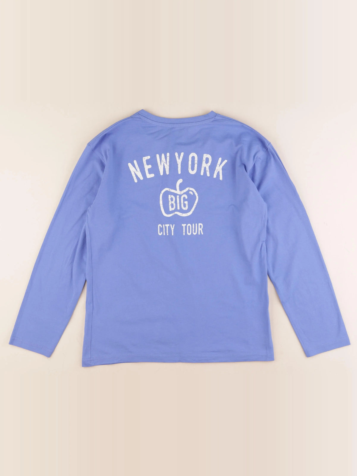Vertbaudet - tee-shirt bleu - 14 ans