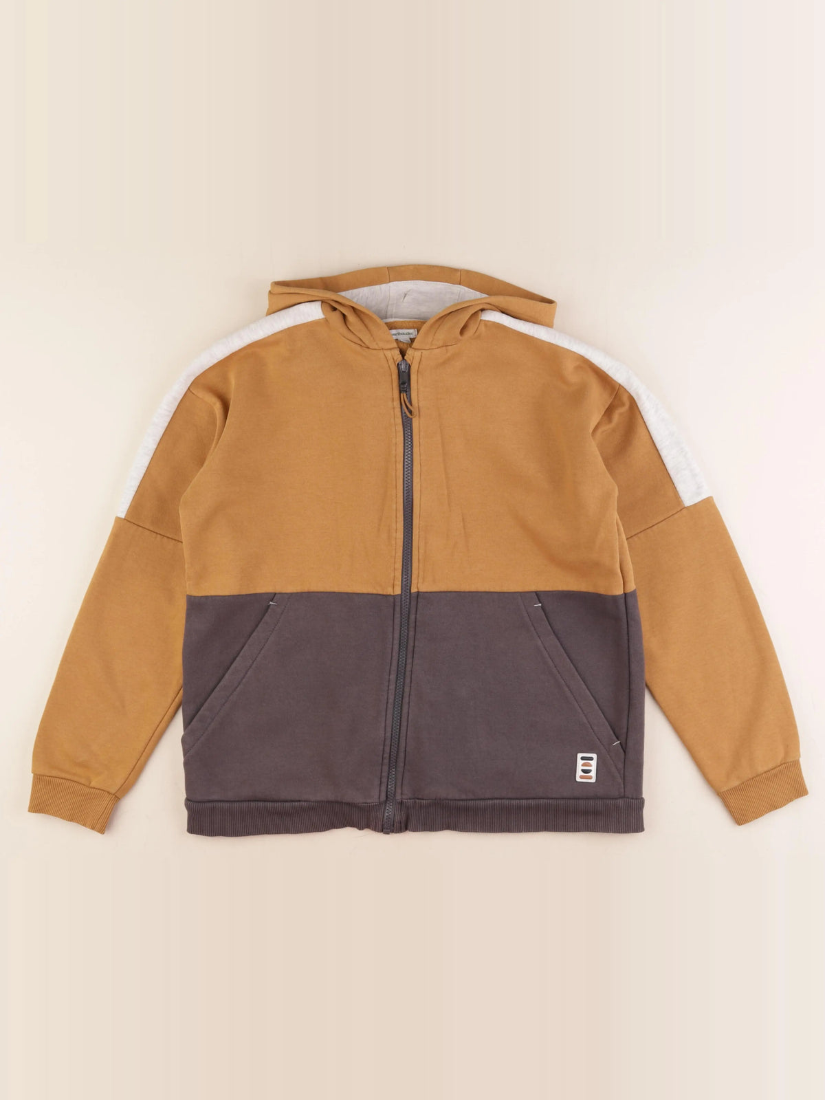 Vertbaudet - sweat marron - 14 ans