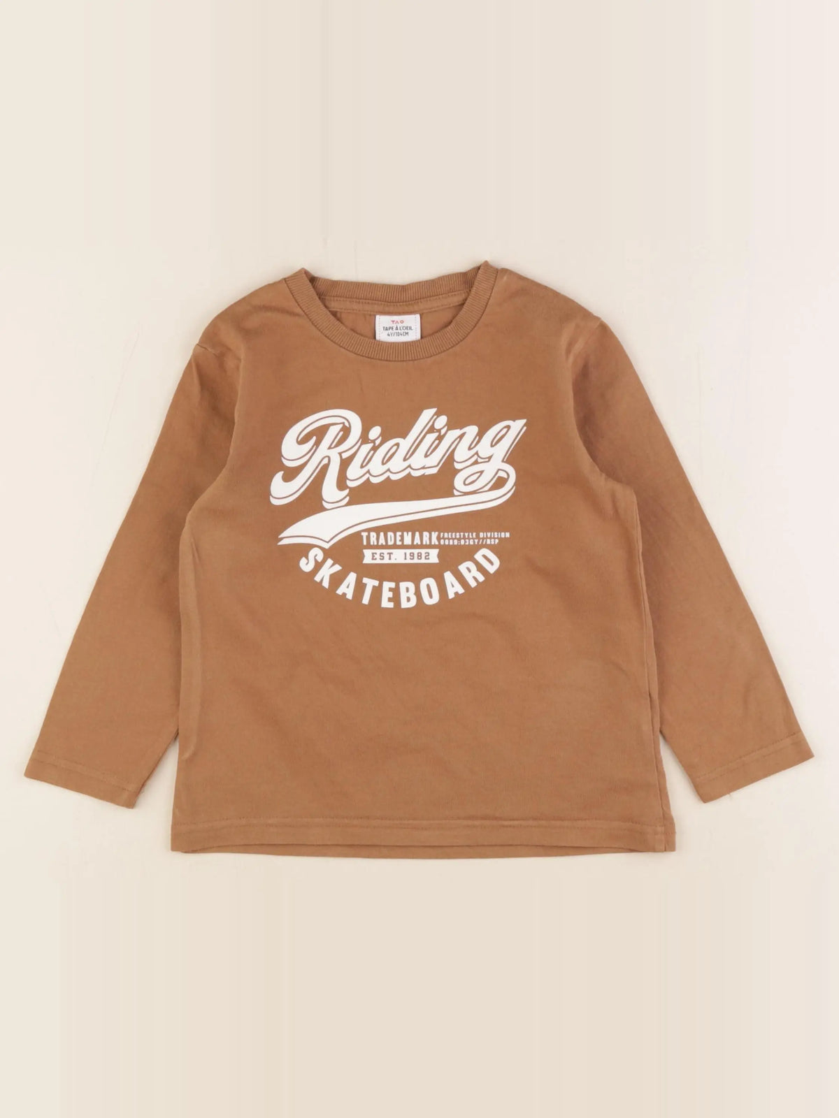Tape à l'oeil - tee-shirt marron - 4 ans