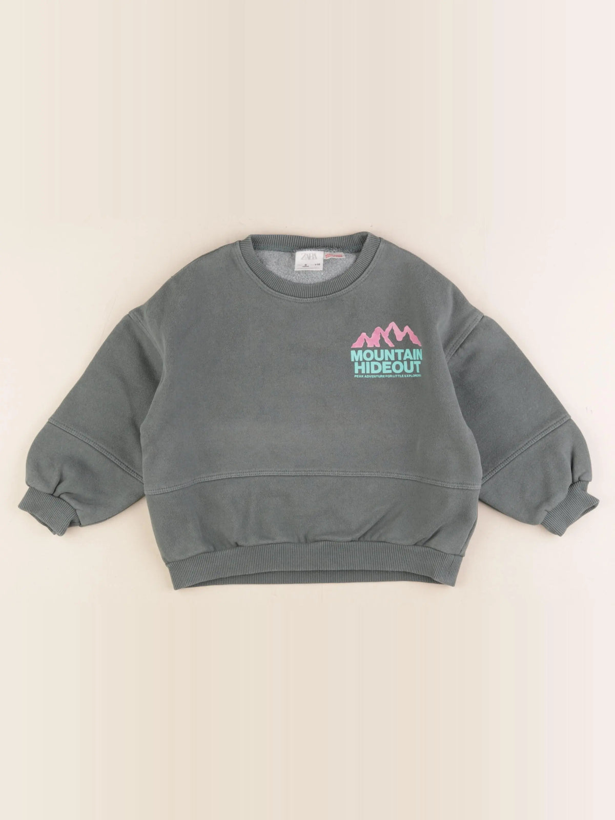 Zara - sweat vert - 6 ans