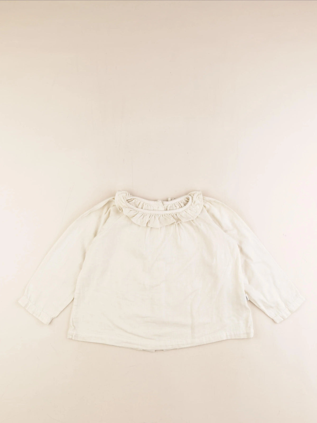 Poudre Organic - blouse beige - 4 ans