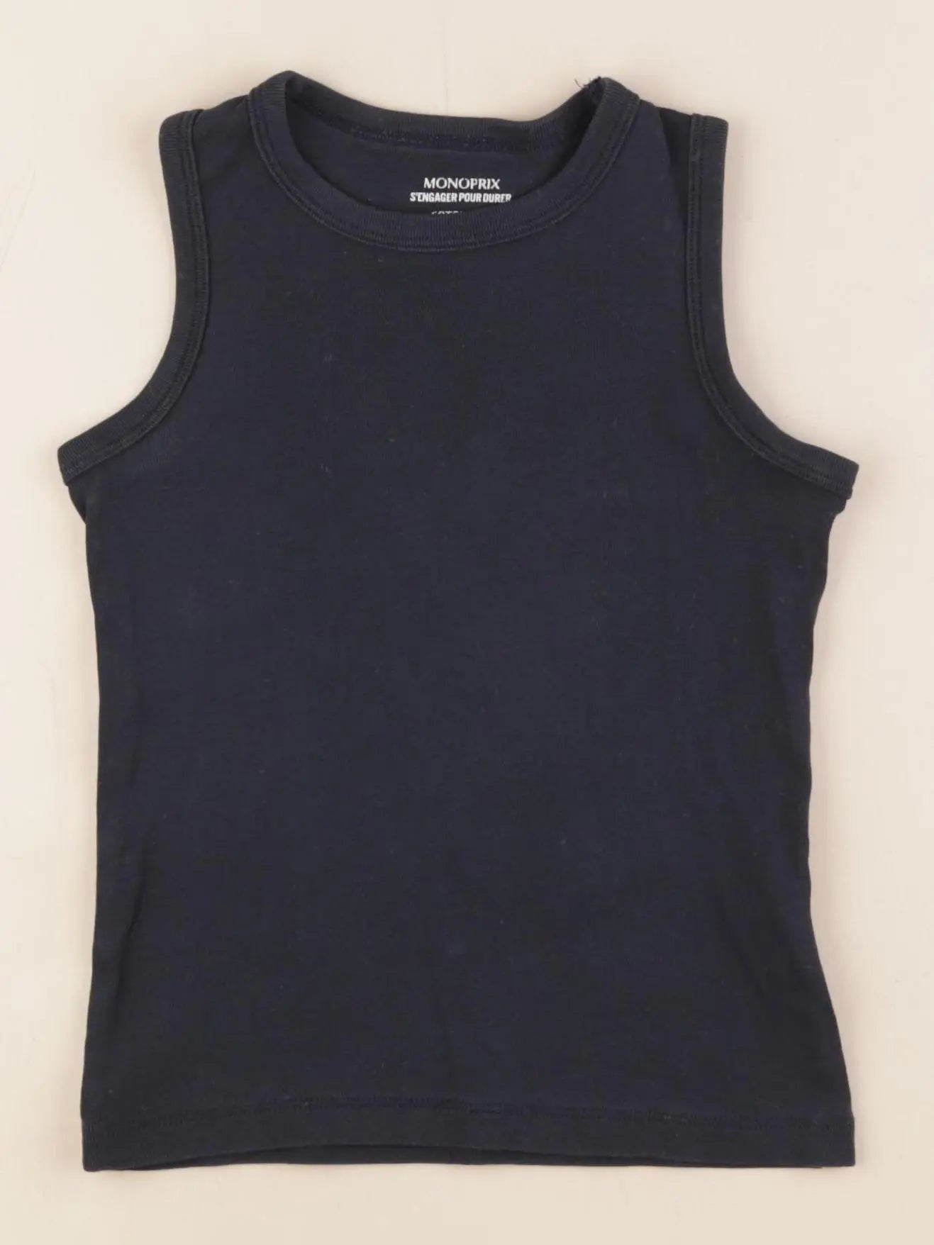 Monoprix - débardeur bleu - 4/5 ans