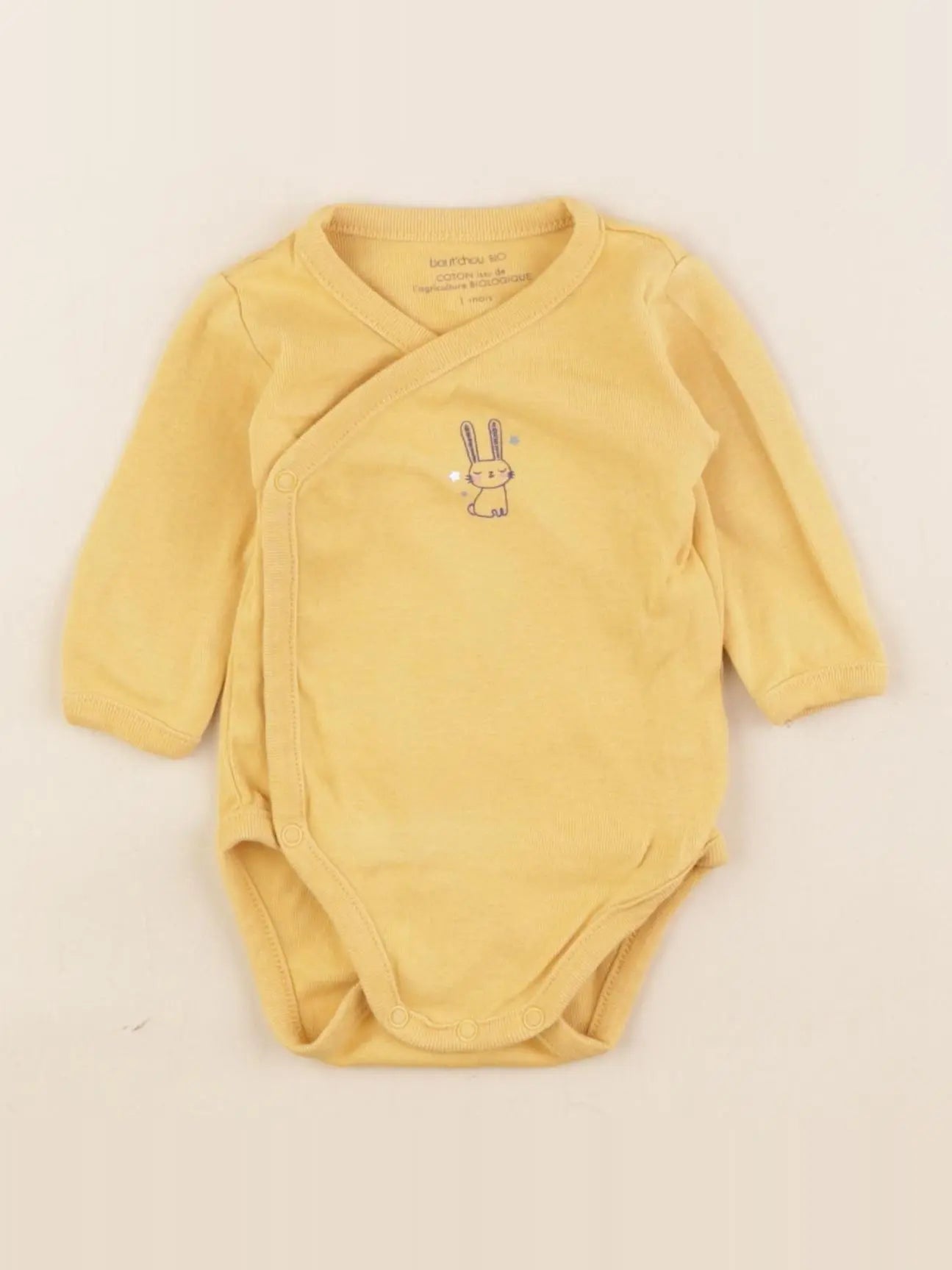 Boutchou - body jaune - 1 mois