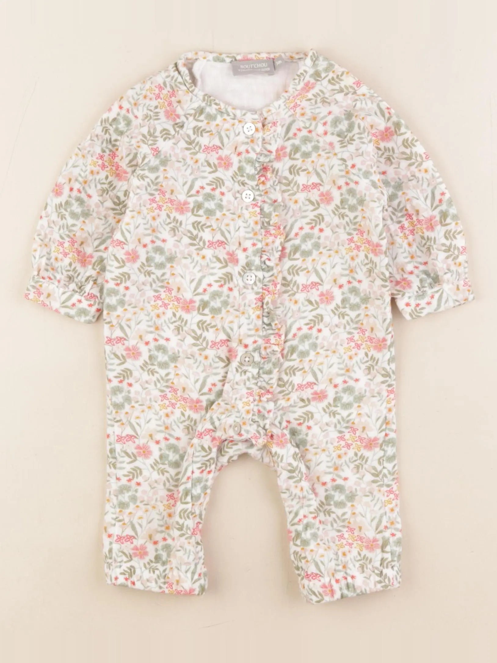 Boutchou - combinaison multicolore - 3 mois