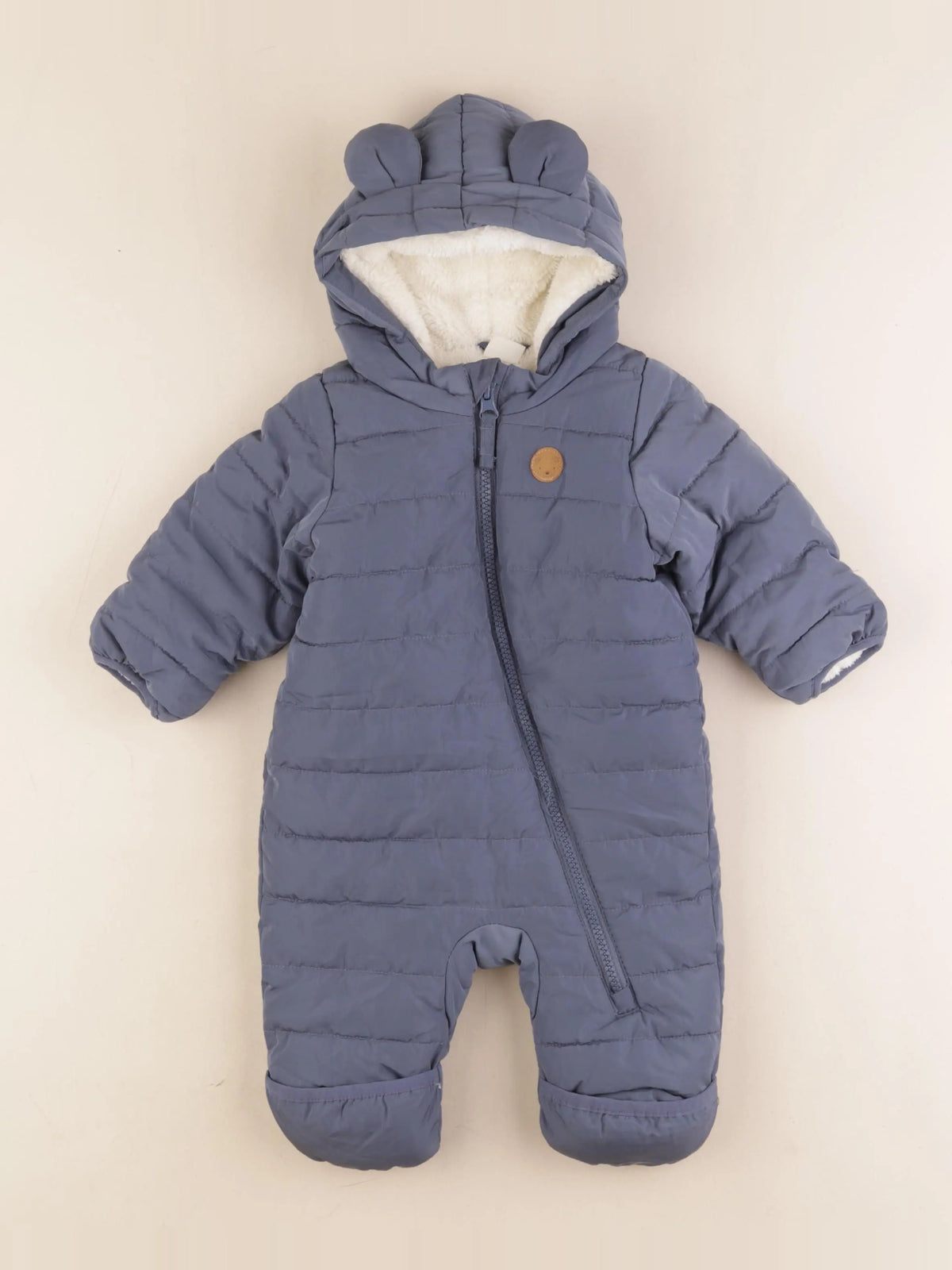 H&M - combi-pilote bleu - 1/2 mois