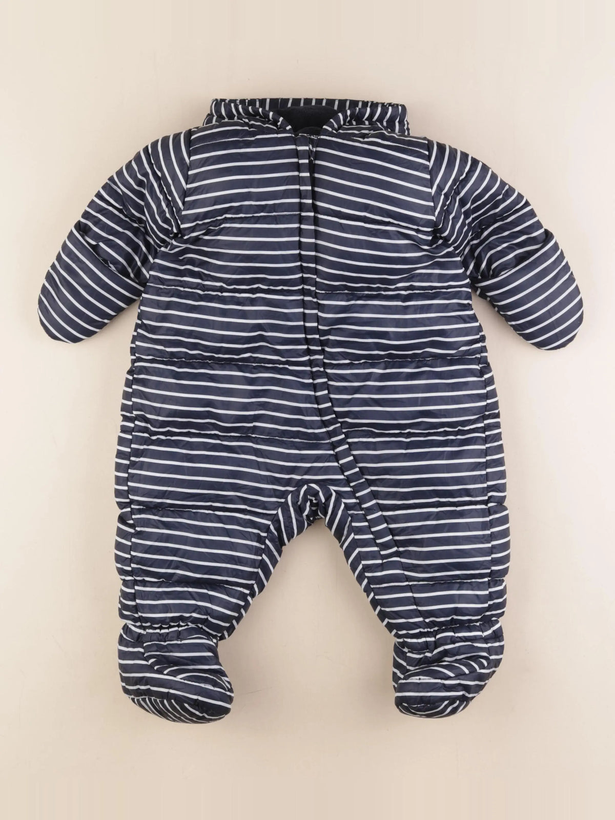 Petit Bateau - combi-pilote bleu - 12 mois