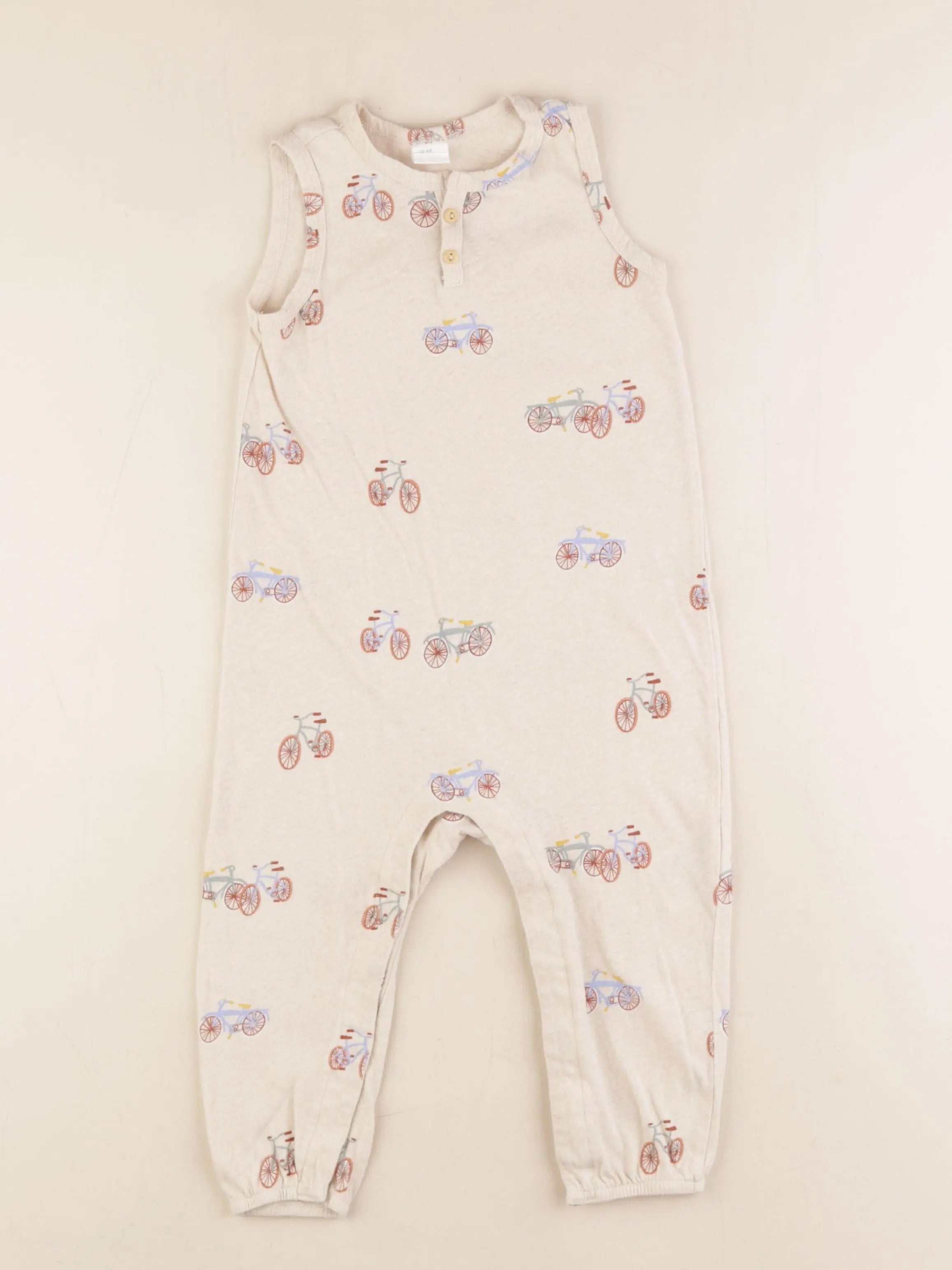 H&M - combinaison beige - 18/24 mois