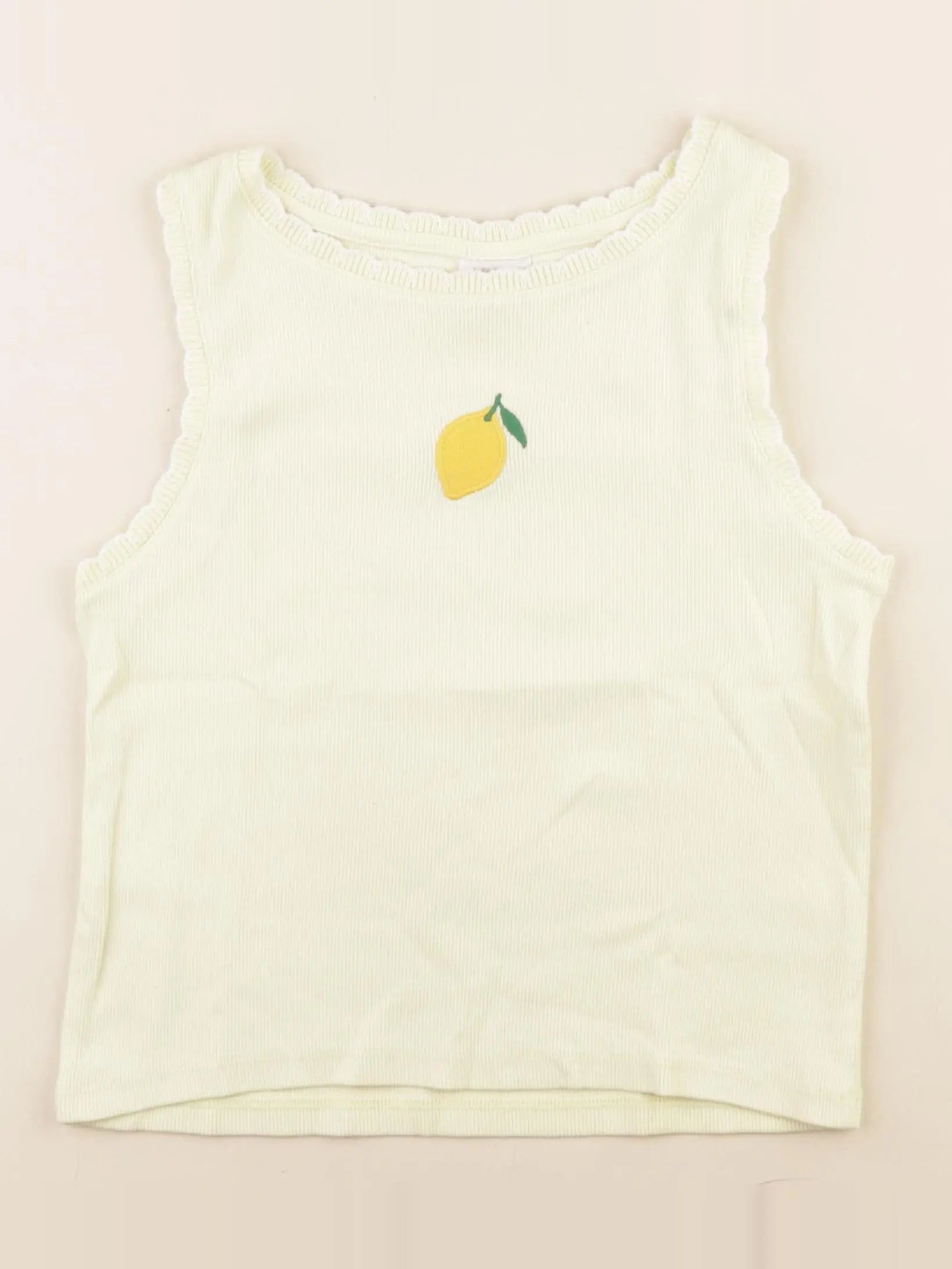 Zara - débardeur jaune - 13/14 ans