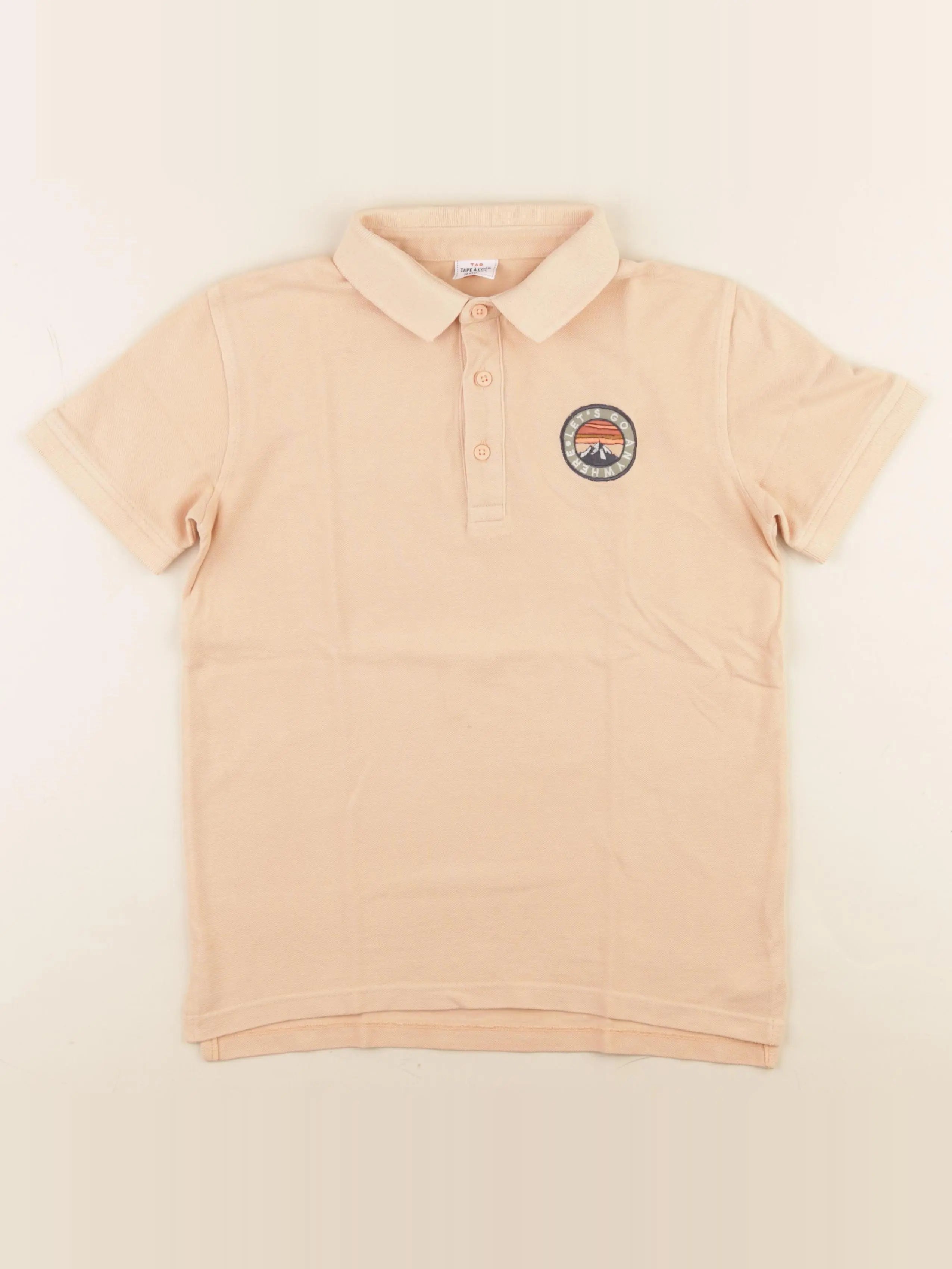 Tape à l'oeil - polo orange - 10 ans