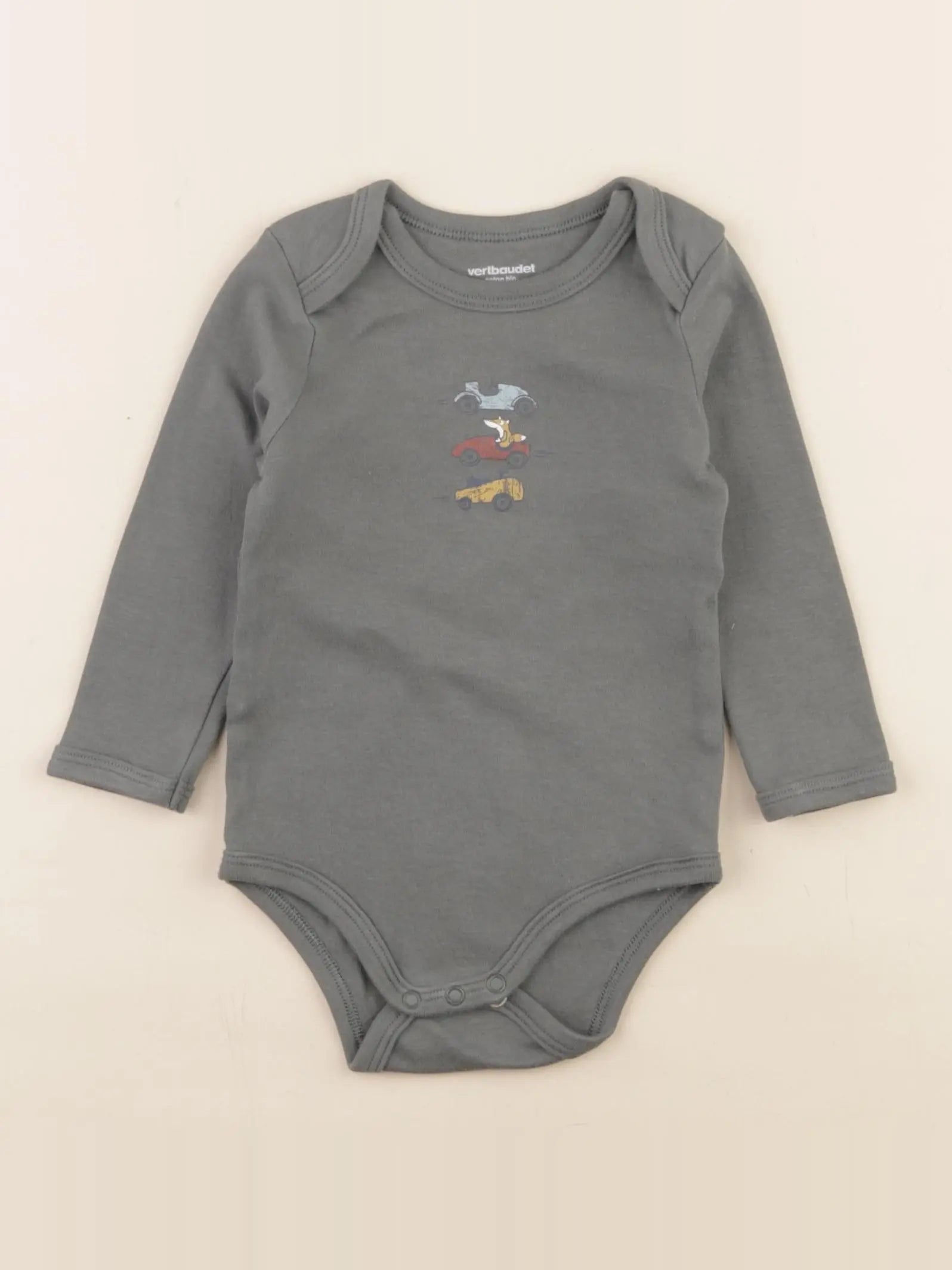 Vertbaudet - body vert - 9 mois