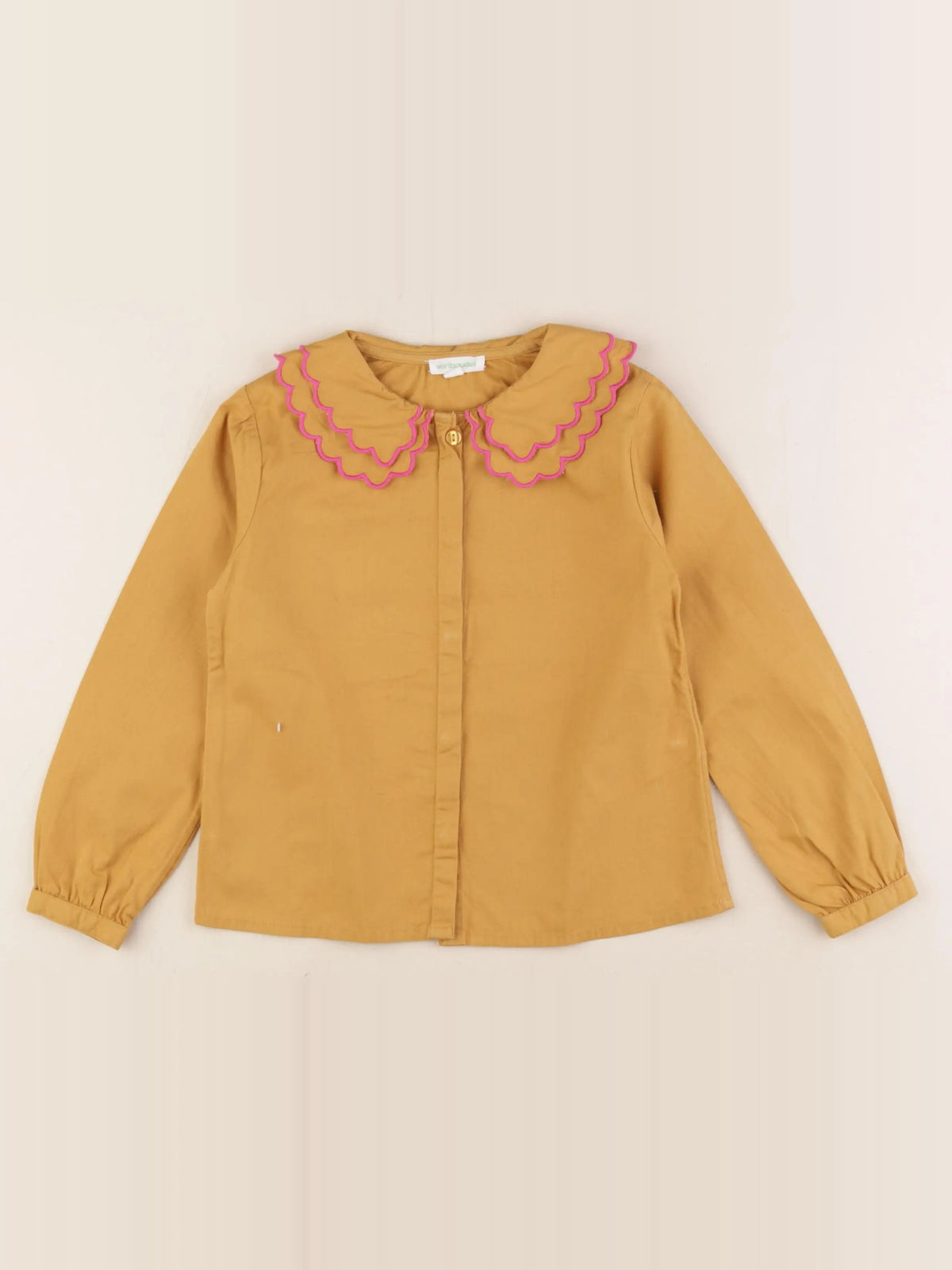 Vertbaudet - blouse jaune - 5 ans