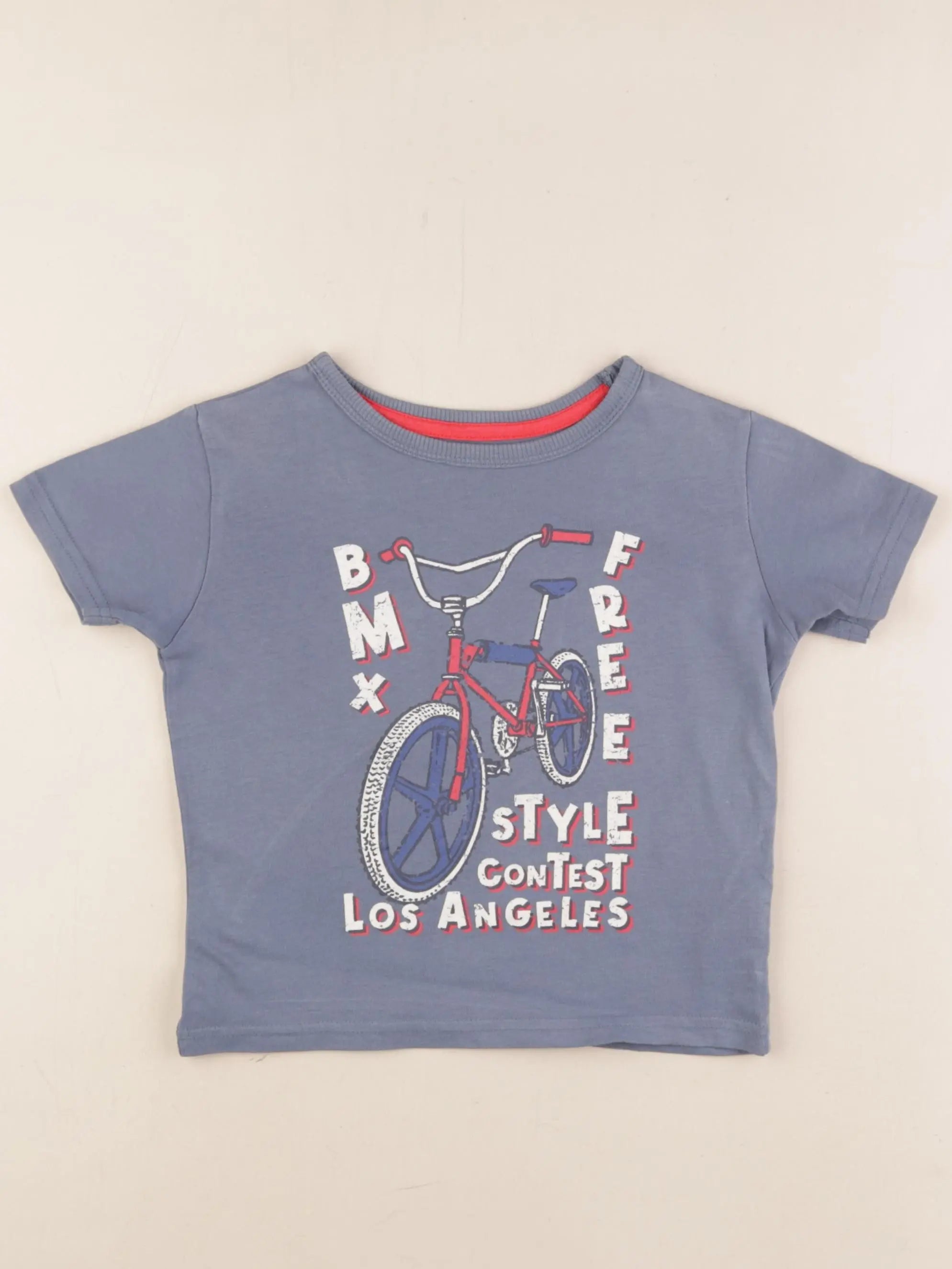 Vertbaudet - tee-shirt bleu - 3 ans