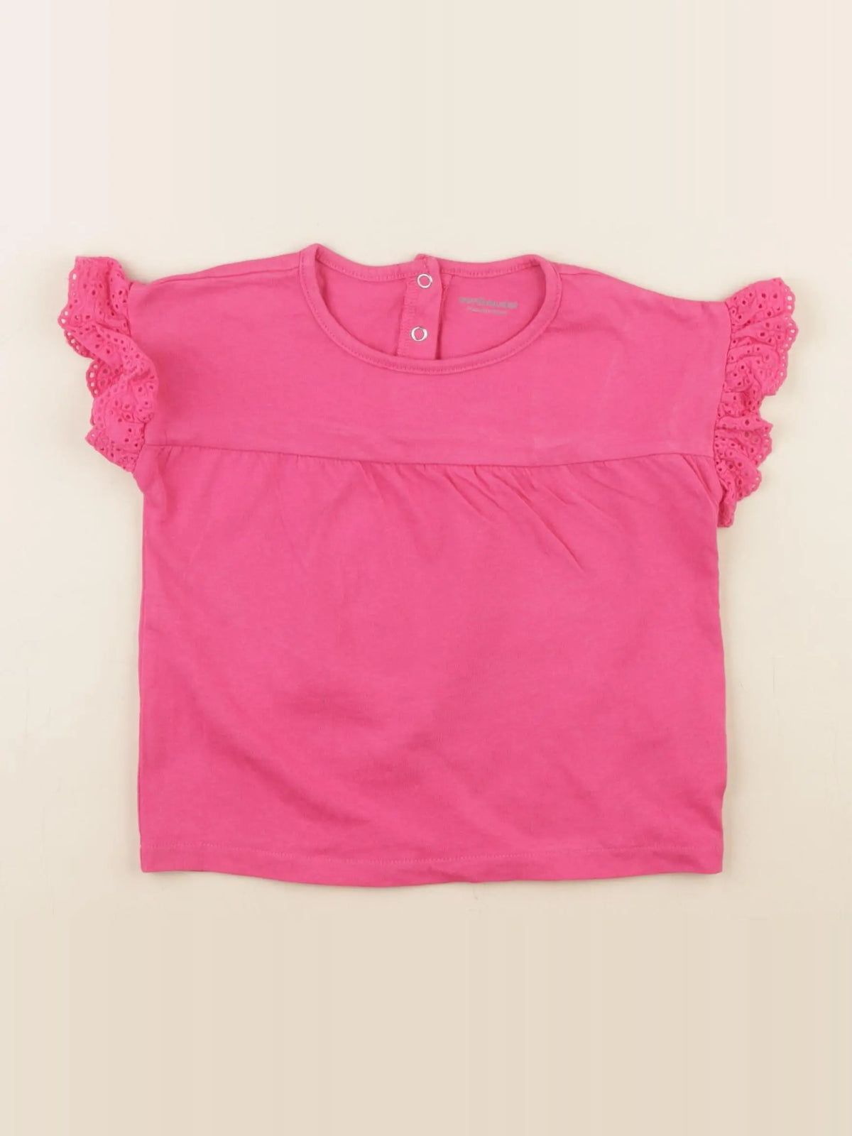 Vertbaudet - tee-shirt rose - 24 mois