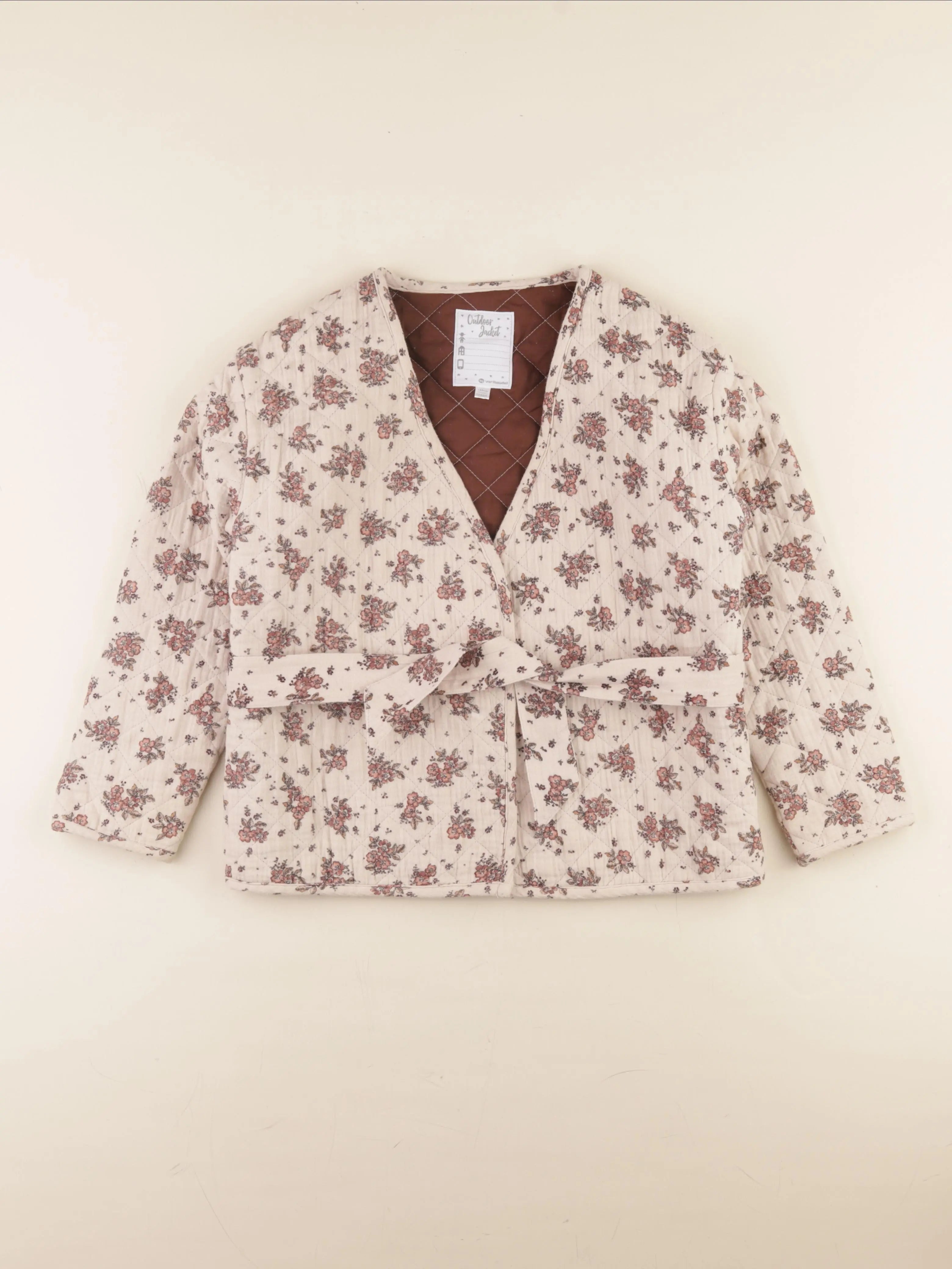 Vertbaudet - veste beige - 10 ans