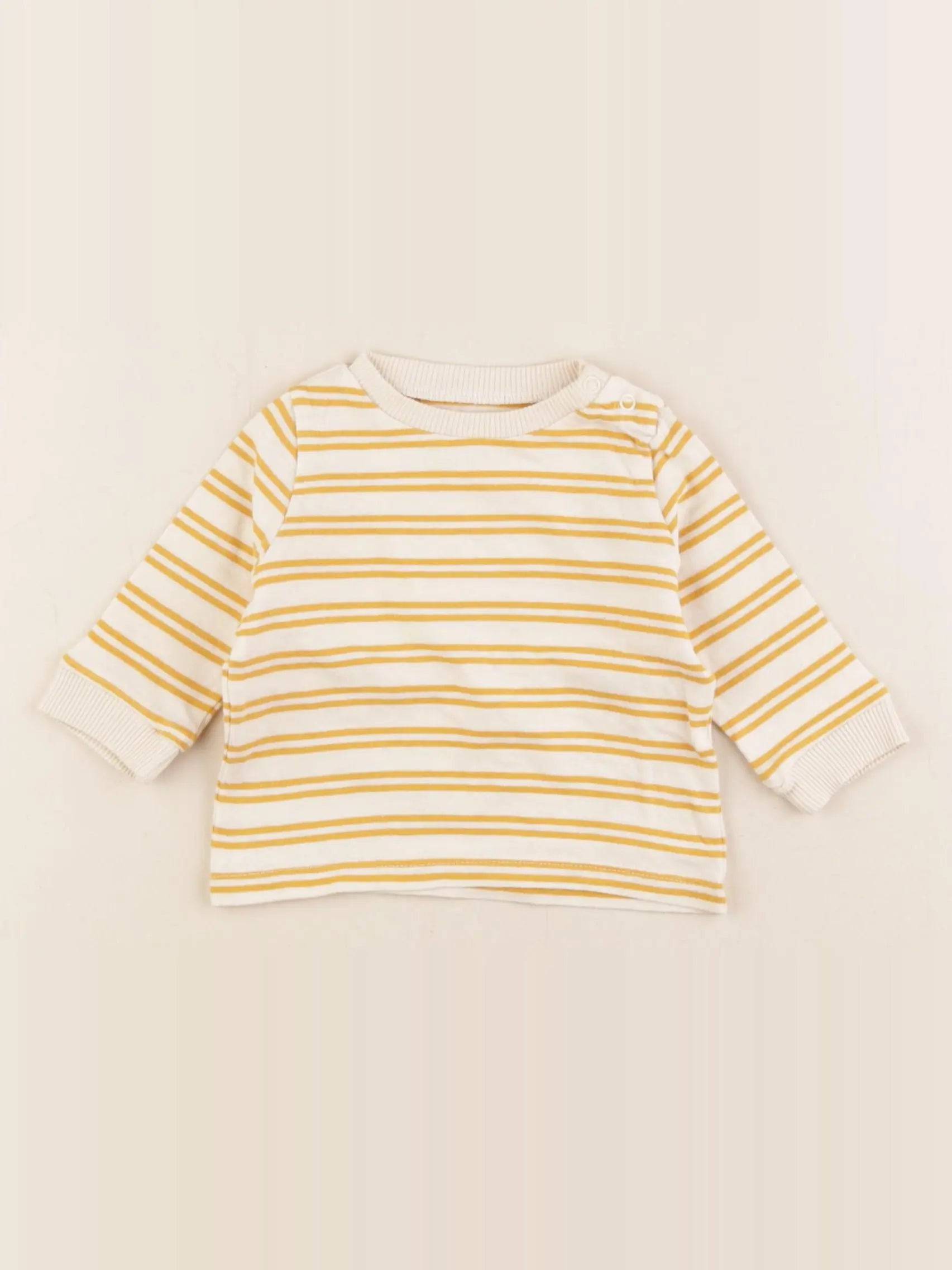 Vertbaudet - tee-shirt jaune - 3 mois