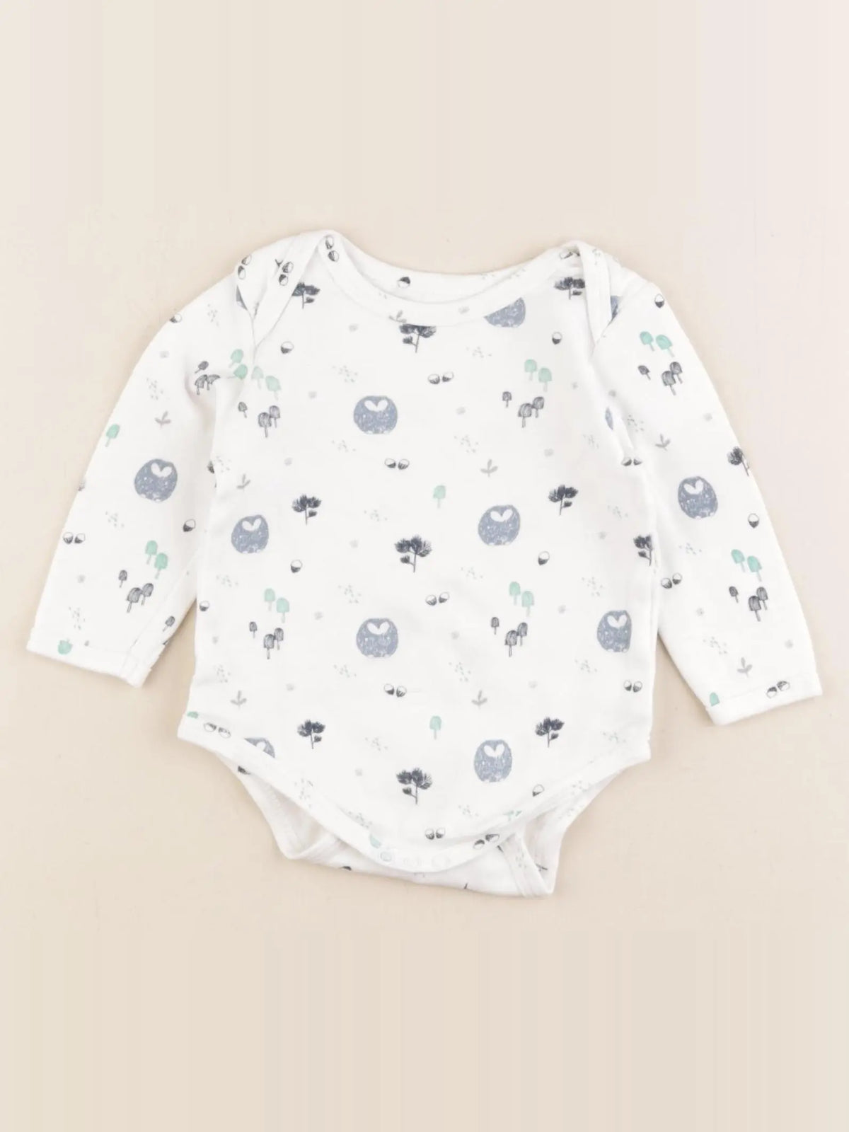 Vertbaudet - body blanc - 6 mois