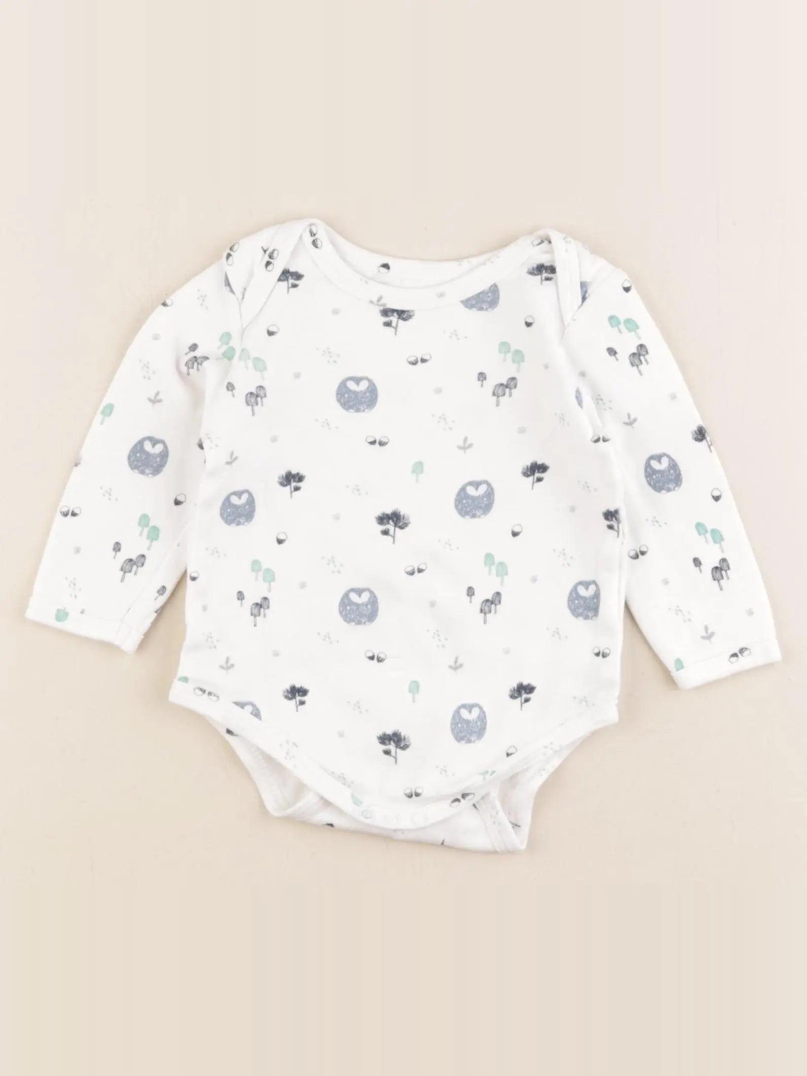 Vertbaudet - body blanc - 6 mois