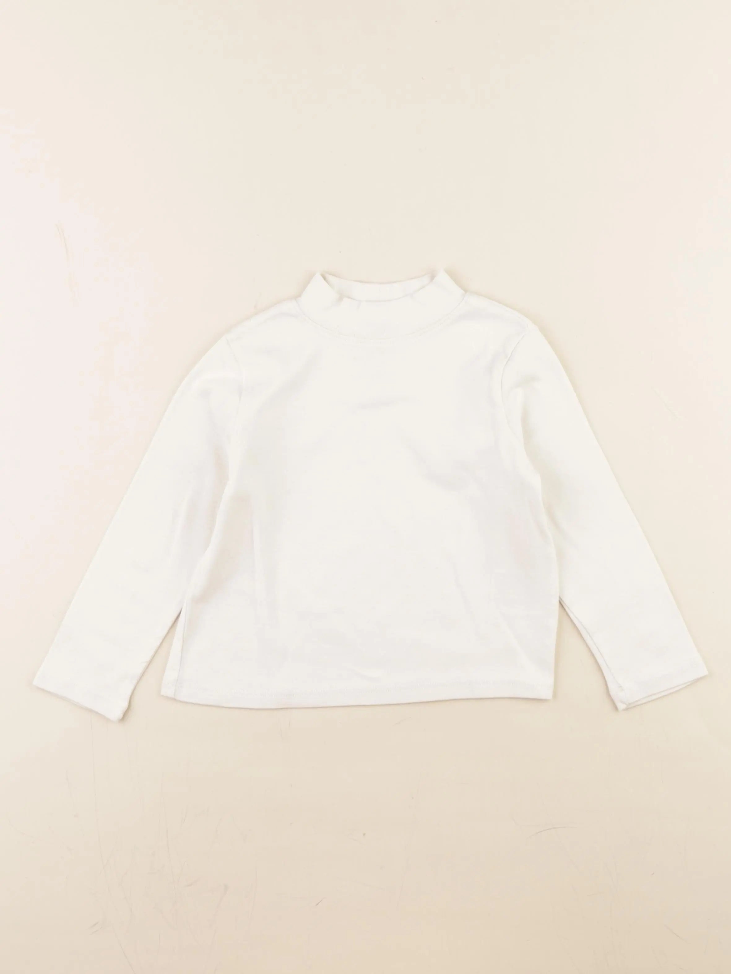 H&M - sous-pull beige - 2/4 ans