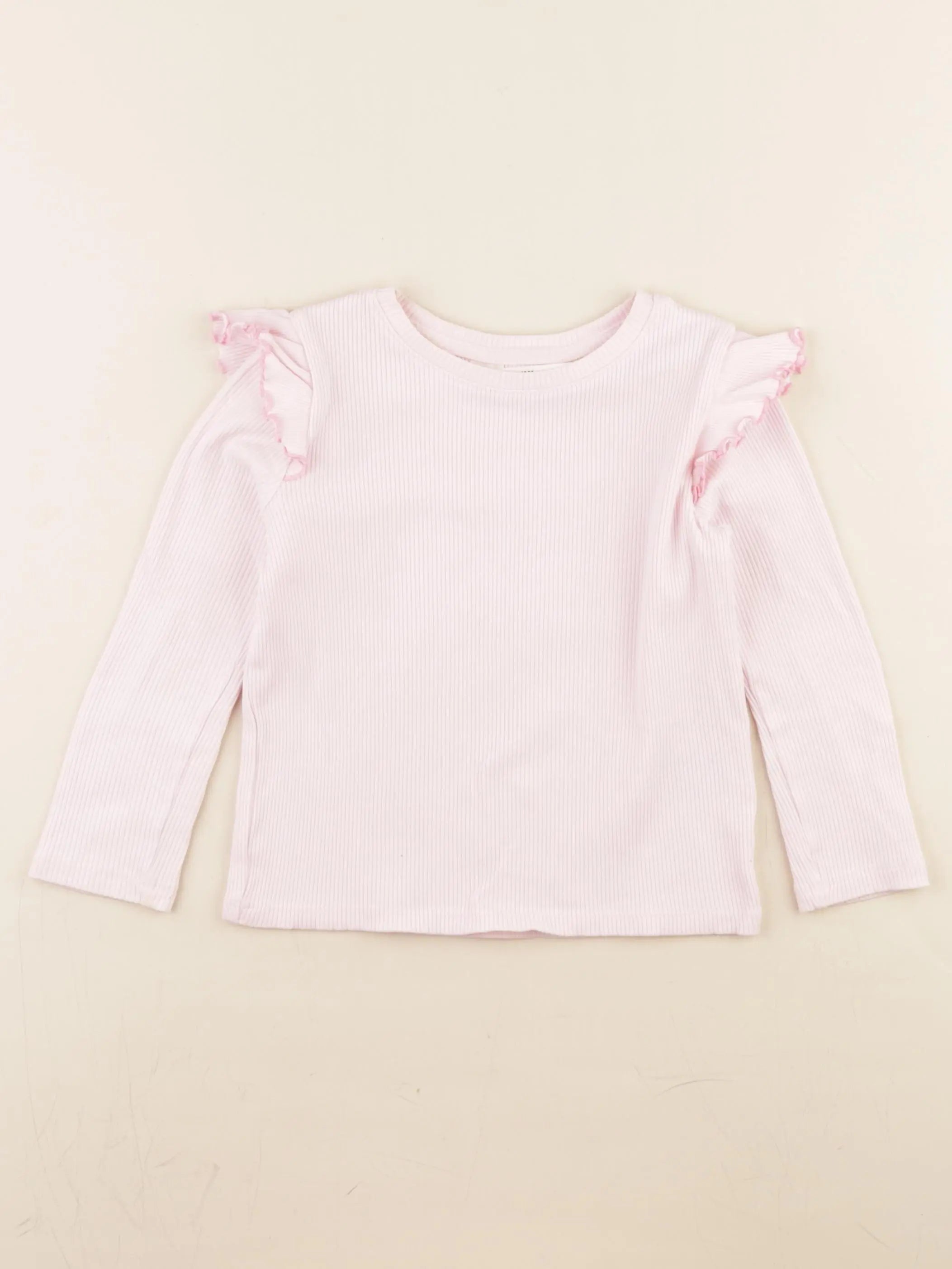 H&M - tee-shirt rose - 2/4 ans