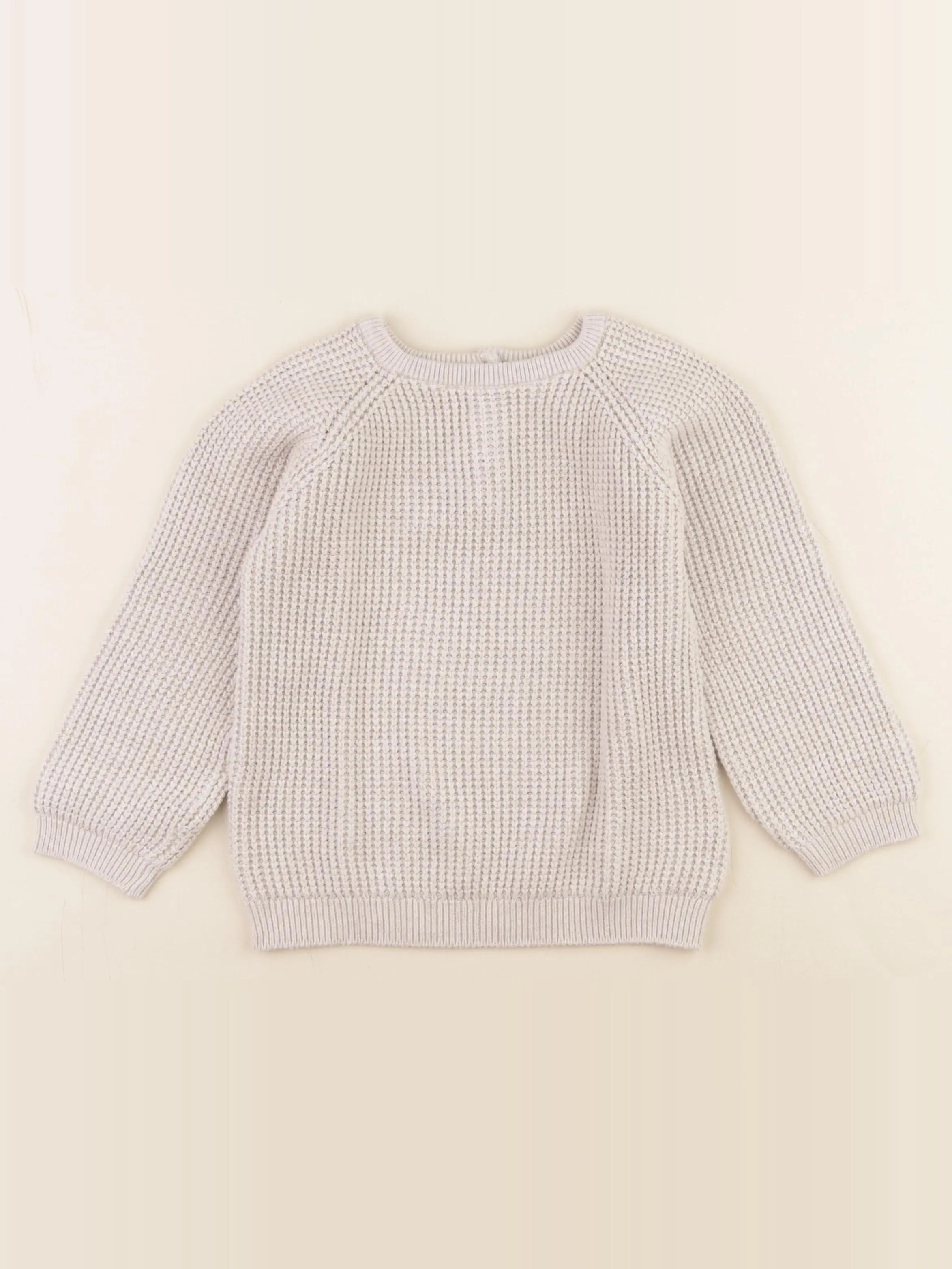 H&M - pull beige - 3/4 ans
