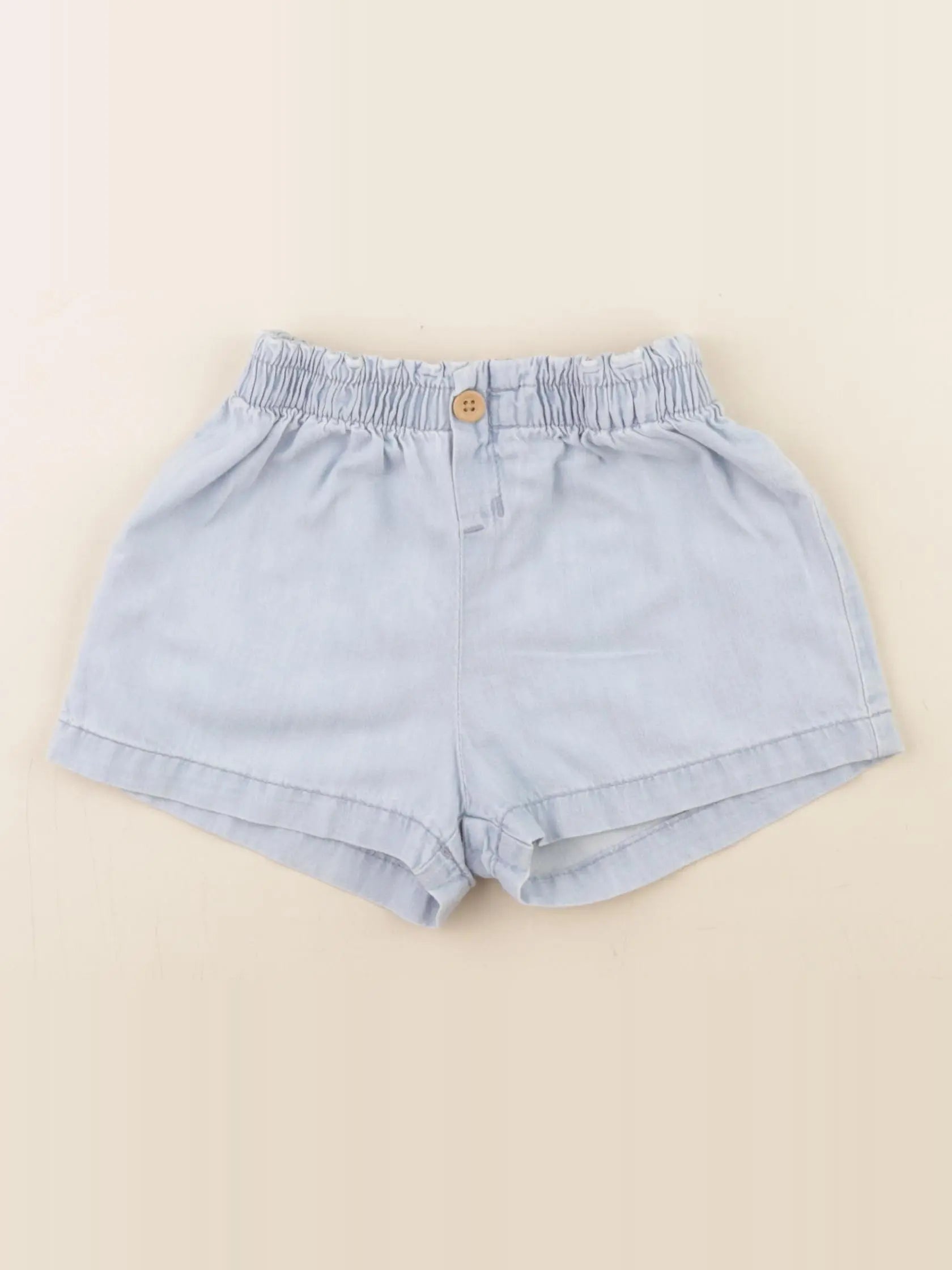 H&M - short bleu - 9/12 mois