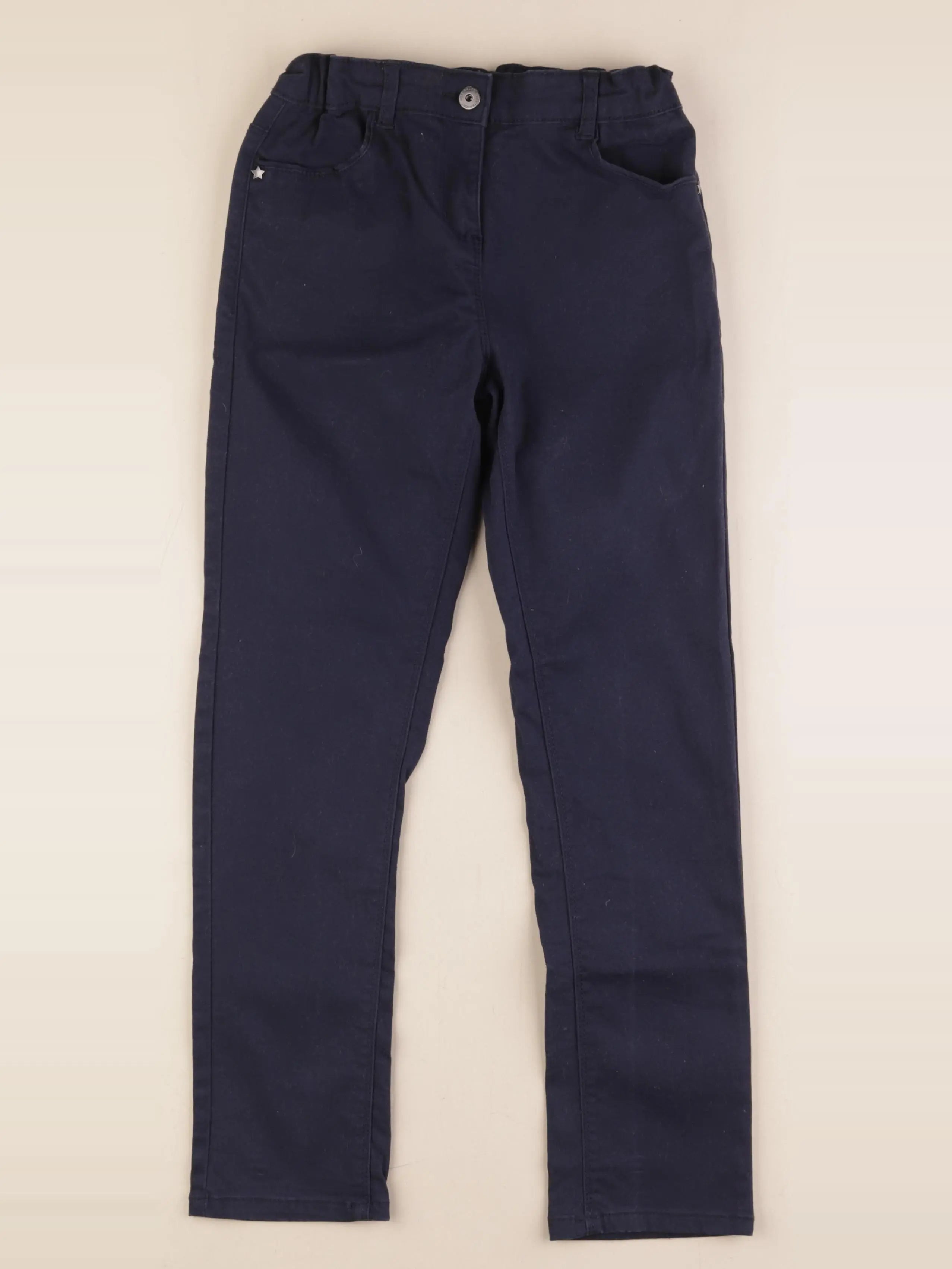 Vertbaudet - pantalon bleu - 9 ans