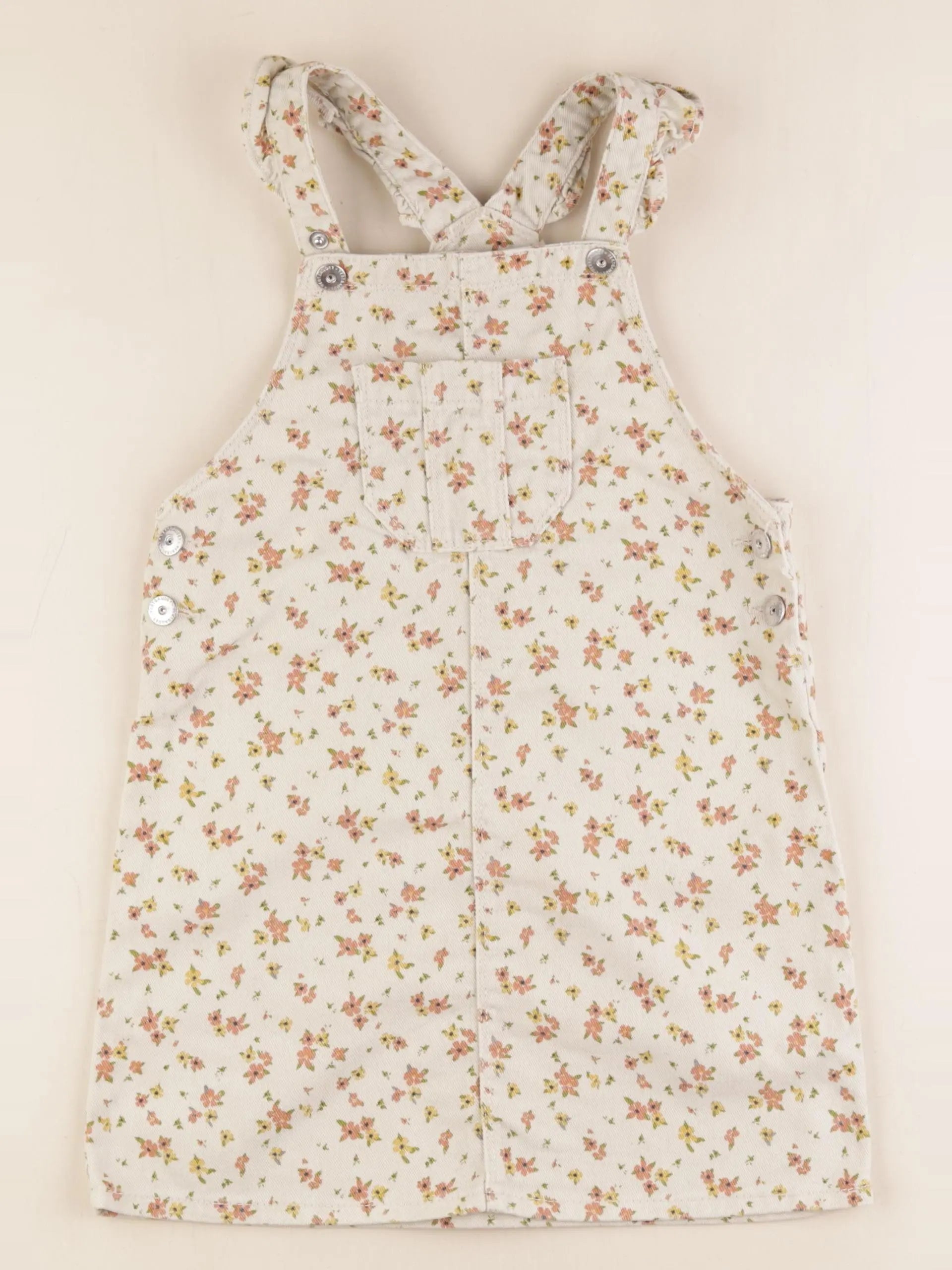 Vertbaudet - robe beige - 7 ans