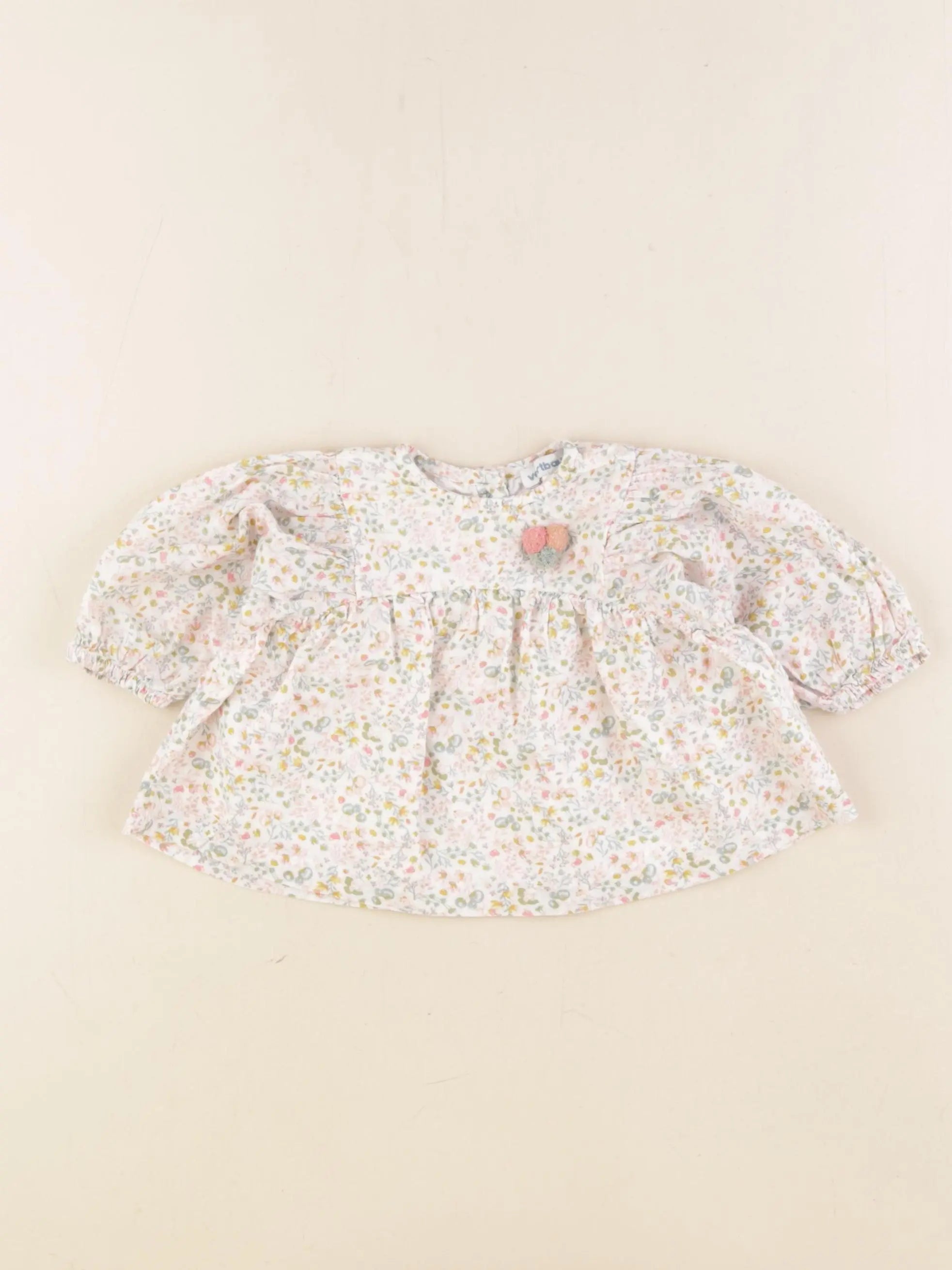 Vertbaudet - blouse multicolore - 3 mois