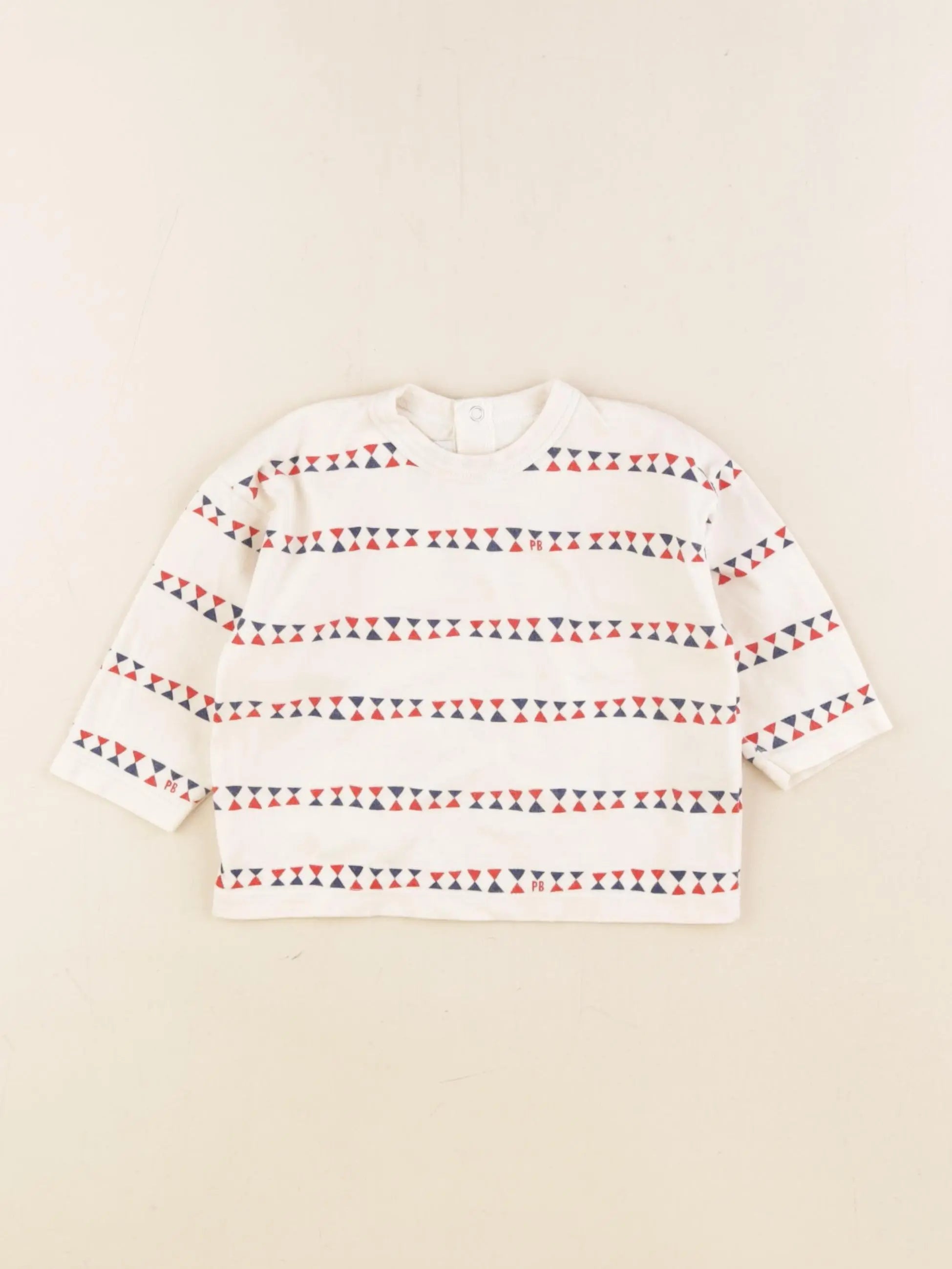 Petit Bateau - tee-shirt multicolore - 6 mois