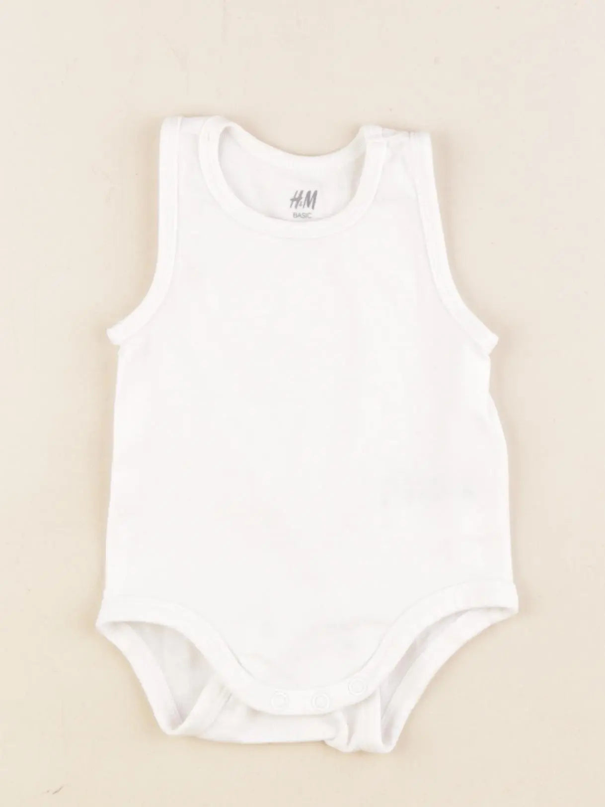 H&M - body blanc - 2/4 mois