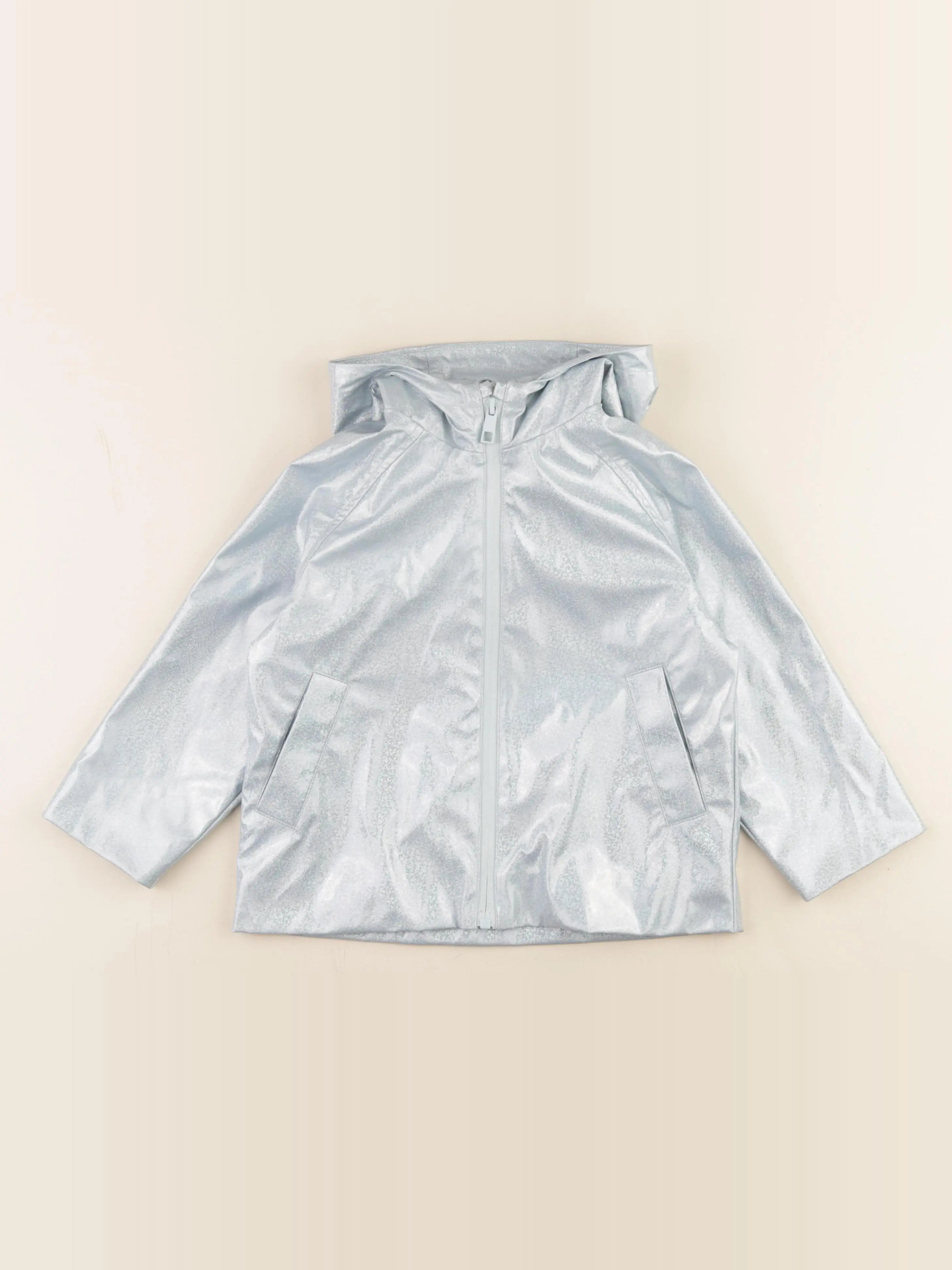 Zara - imperméable bleu - 4 ans