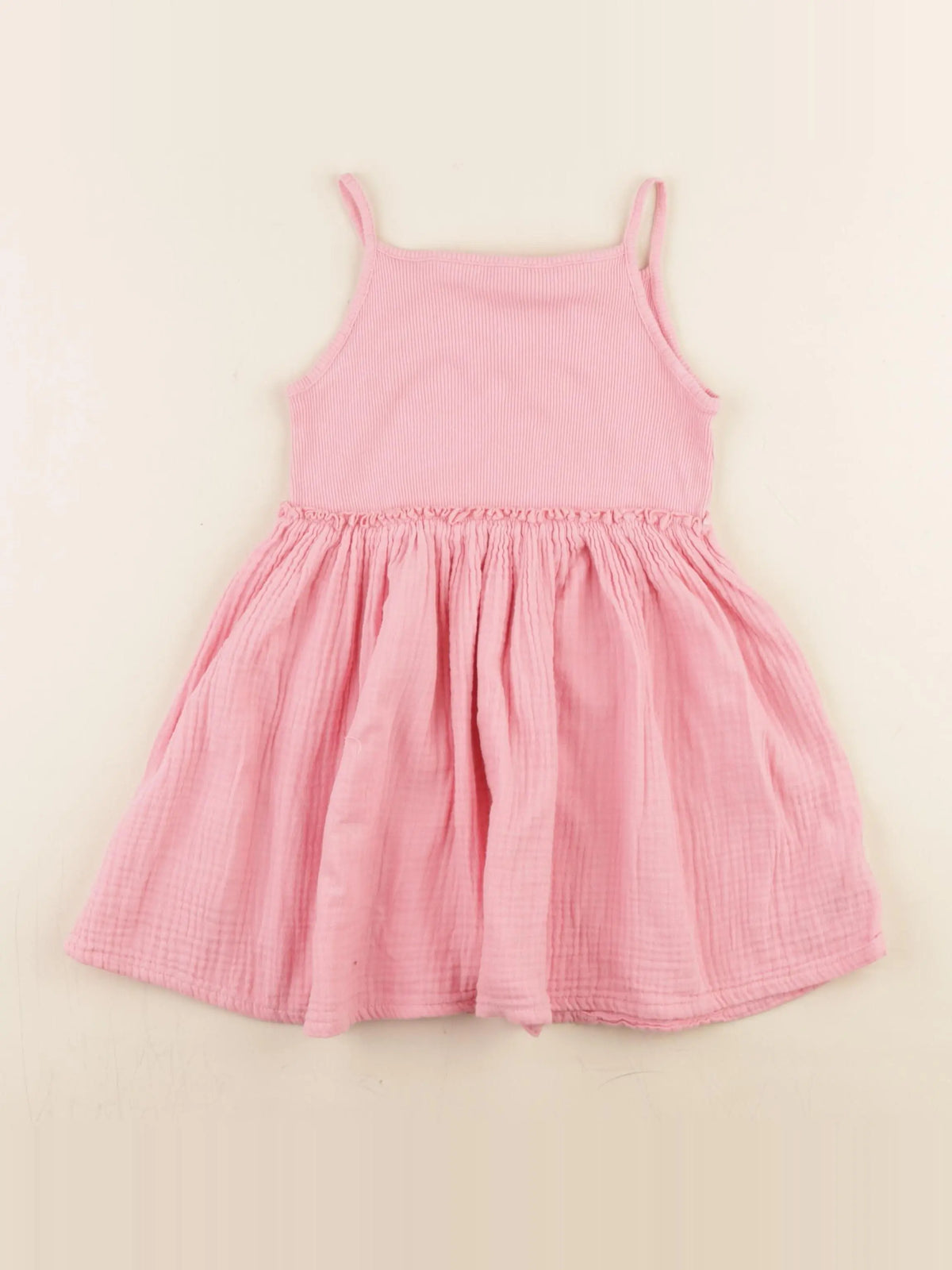 H&M - robe rose - 18/24 mois