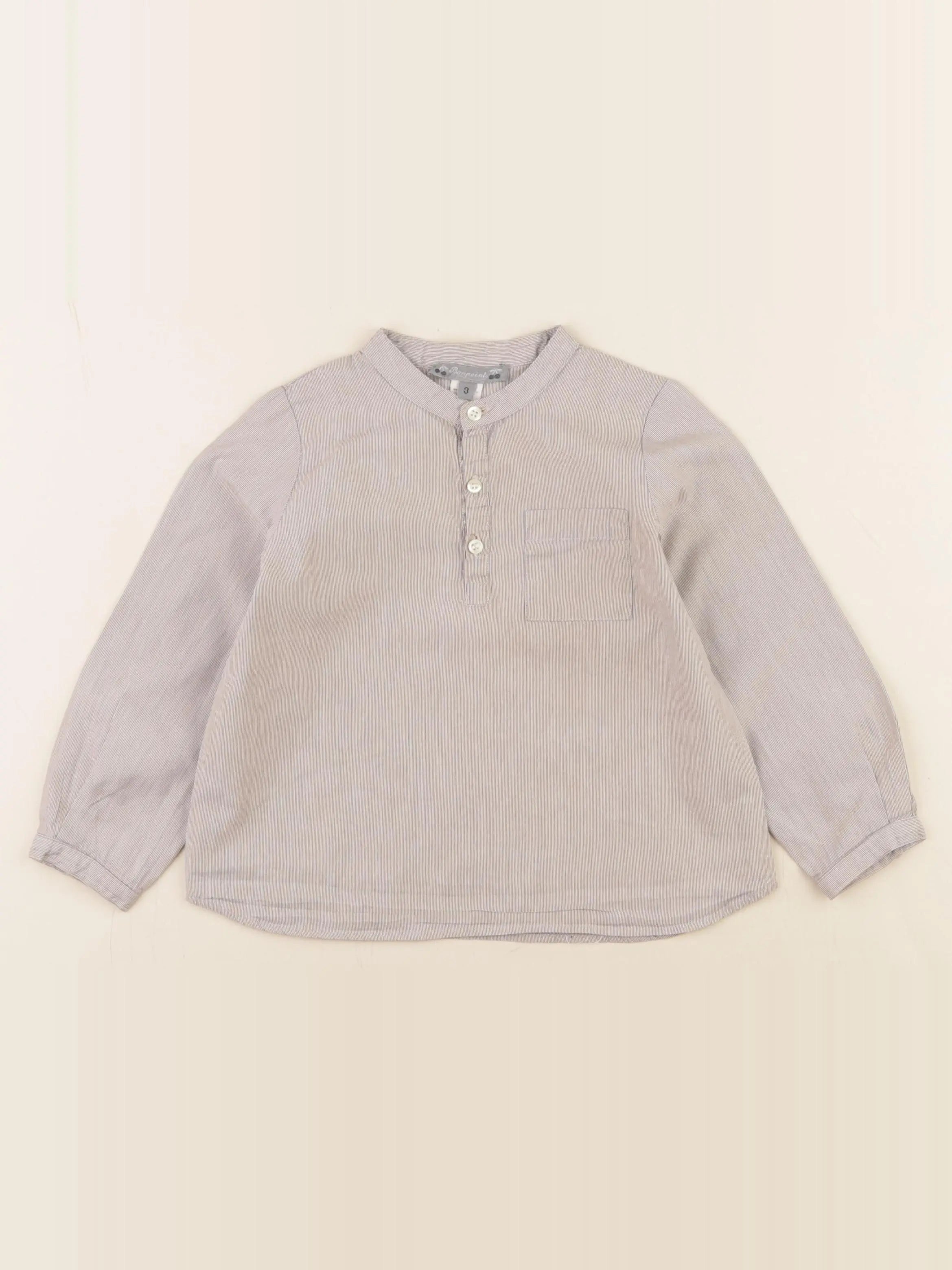 Bonpoint - chemise marron - 3 ans