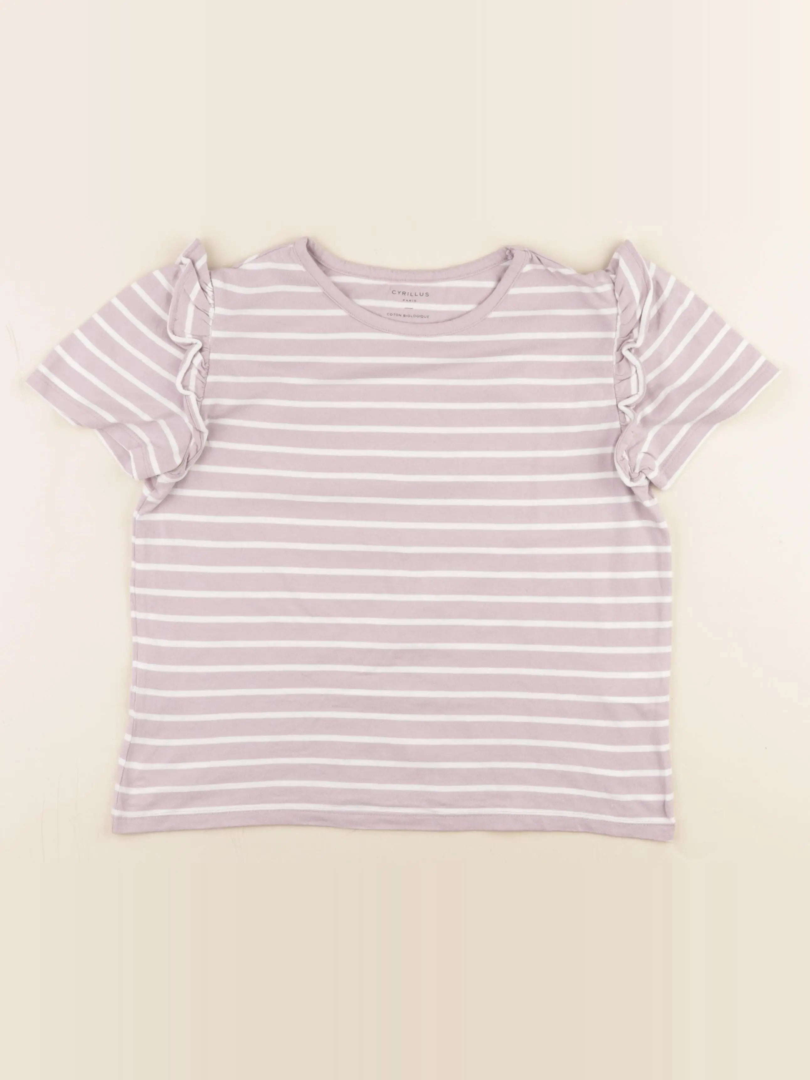 Cyrillus - tee-shirt violet - 14 ans