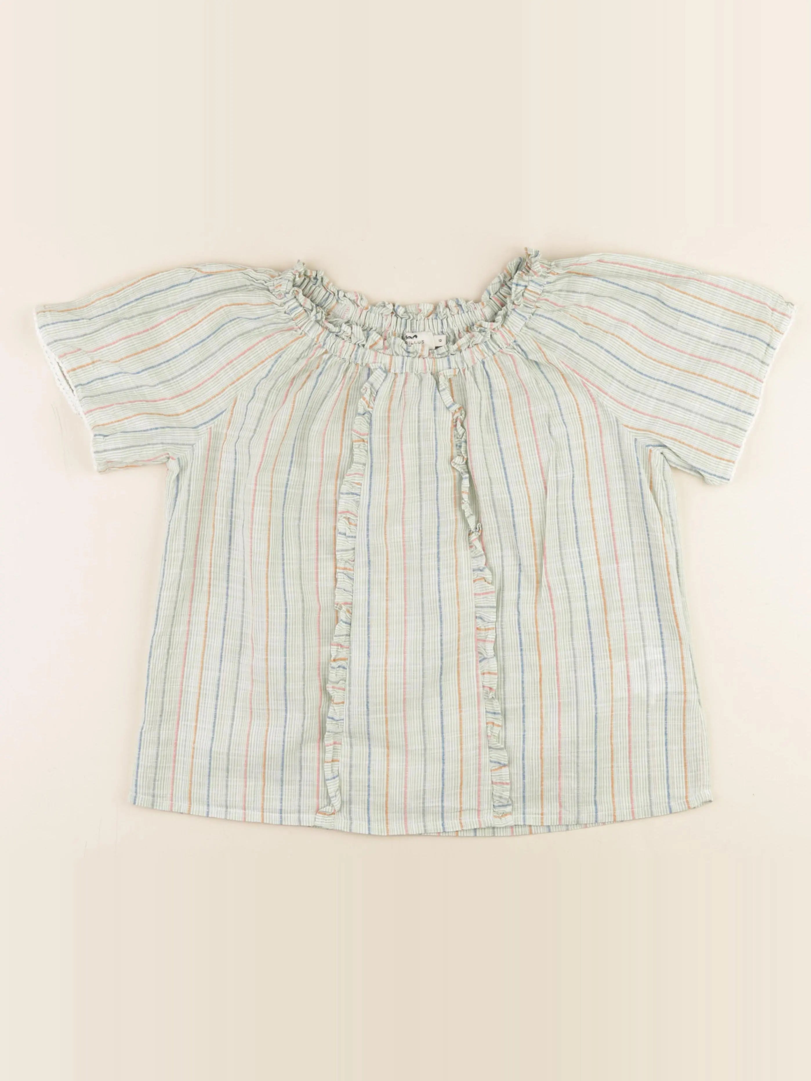 Cyrillus - blouse vert - 12 ans