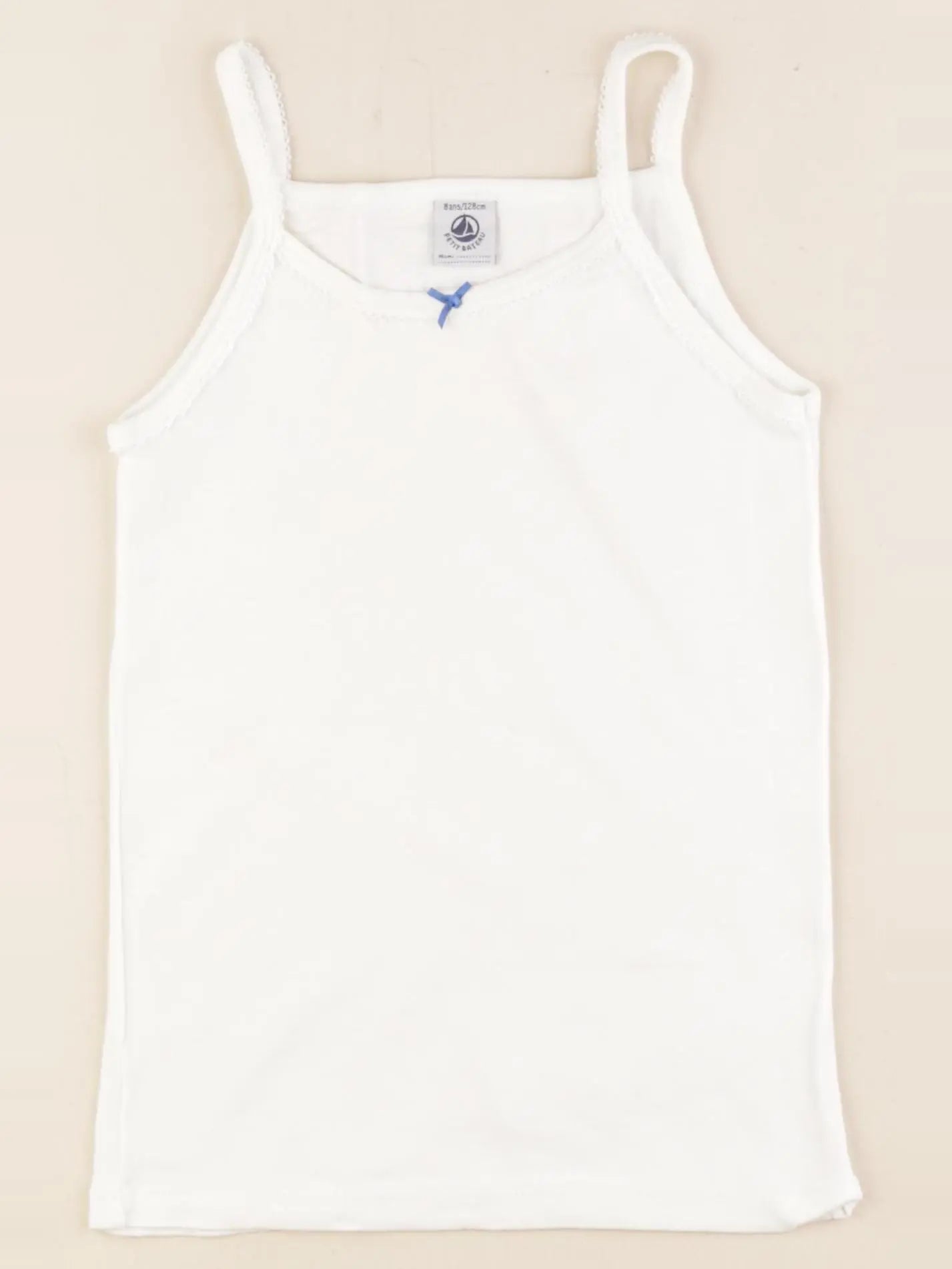 Petit Bateau - maillot de corps blanc - 8 ans