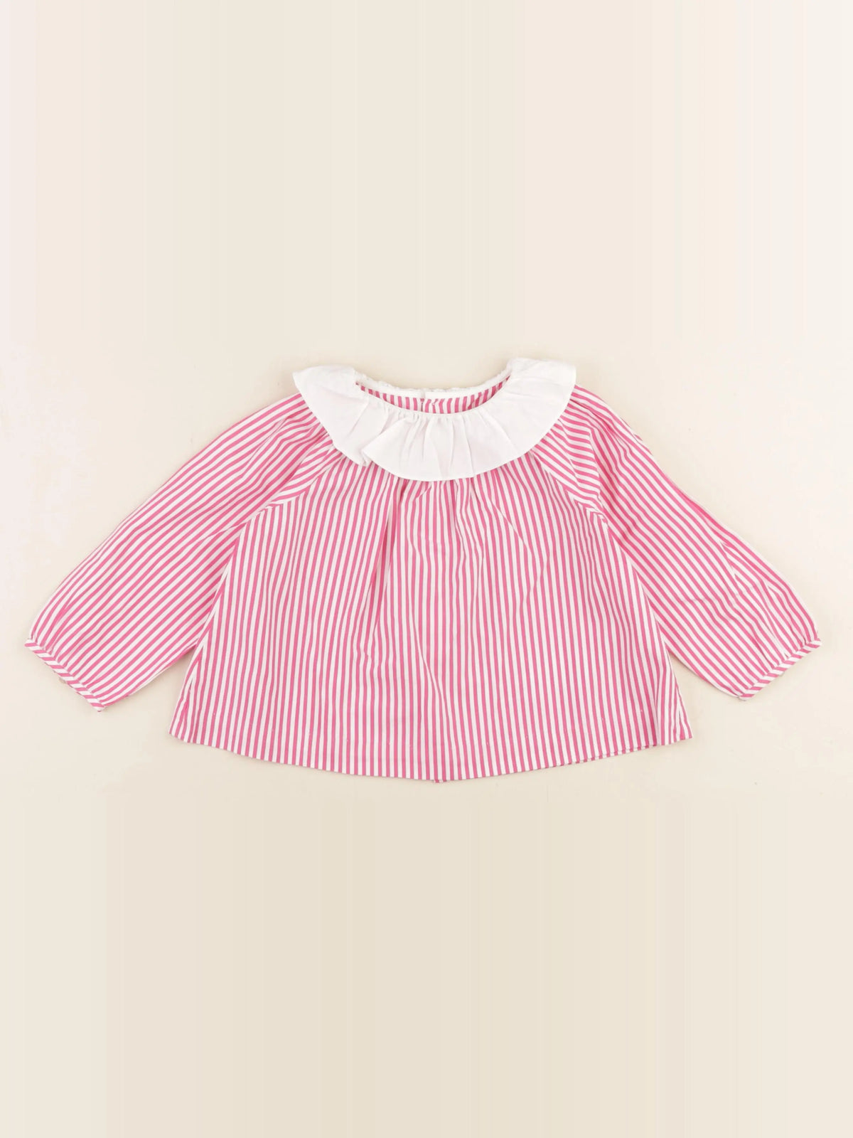 Jacadi - blouse blanc, rose - 24 mois