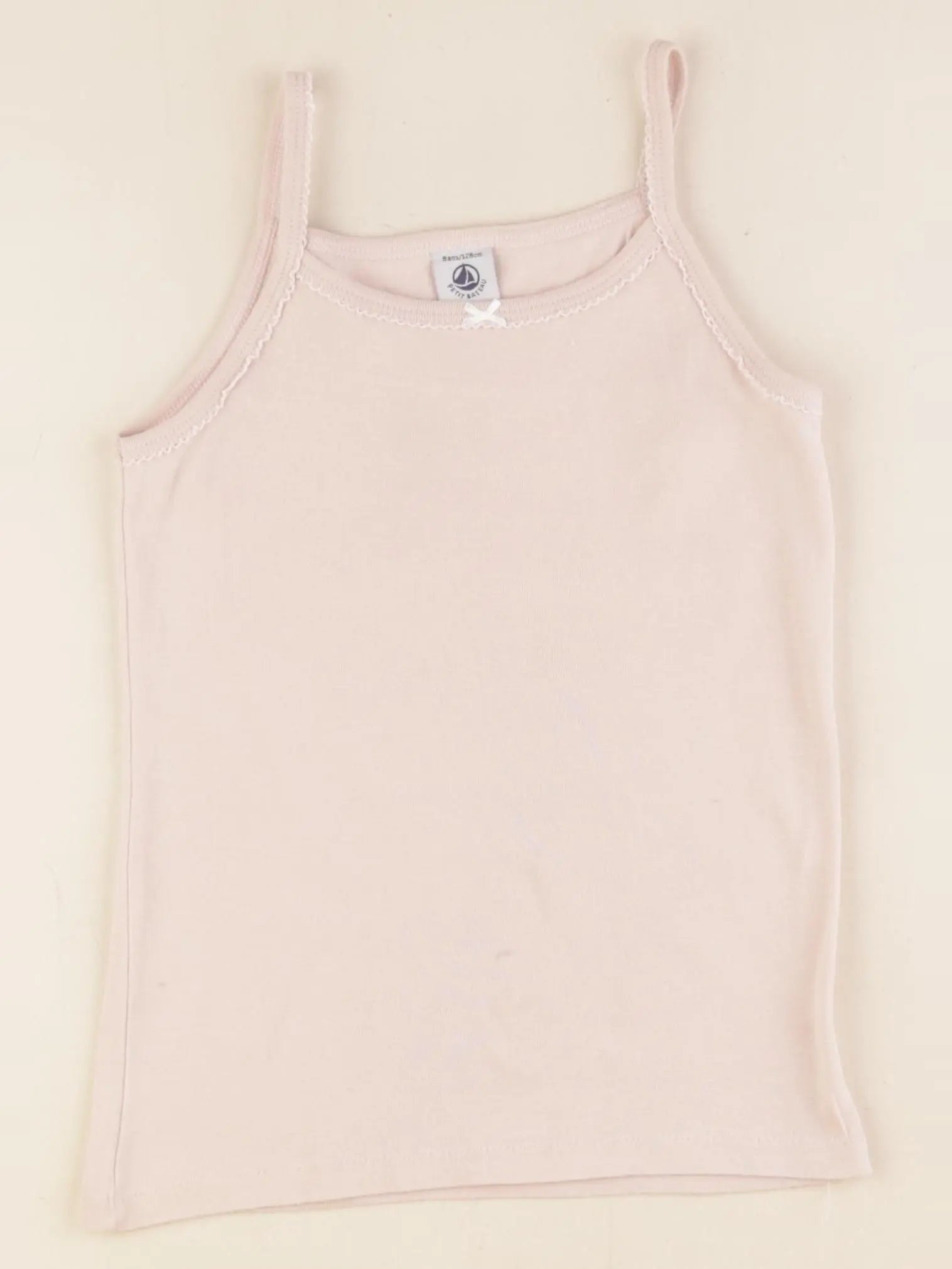 Petit Bateau - maillot de corps rose - 8 ans