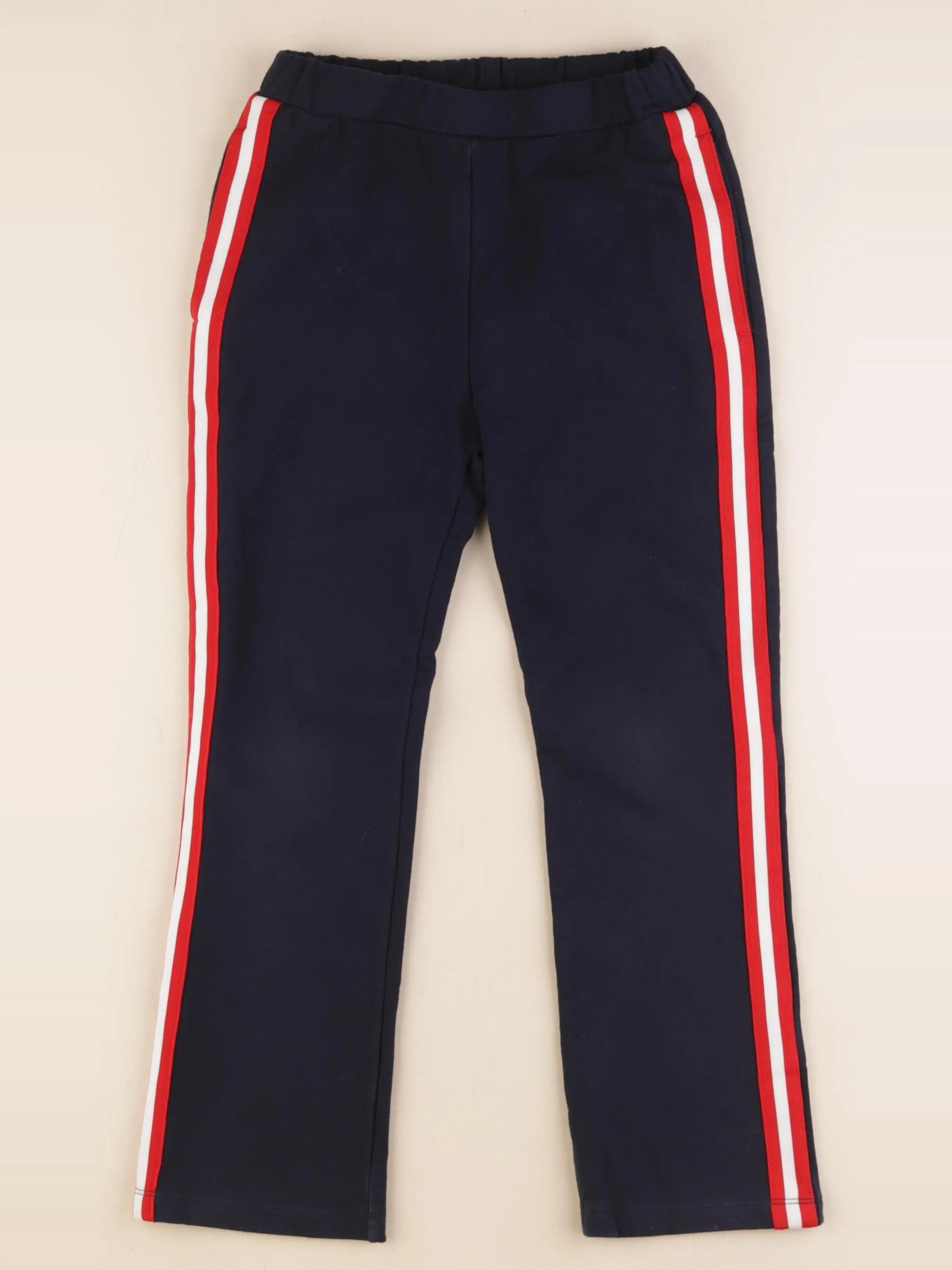 Jacadi - jogging doublé bleu, rouge - 10 ans
