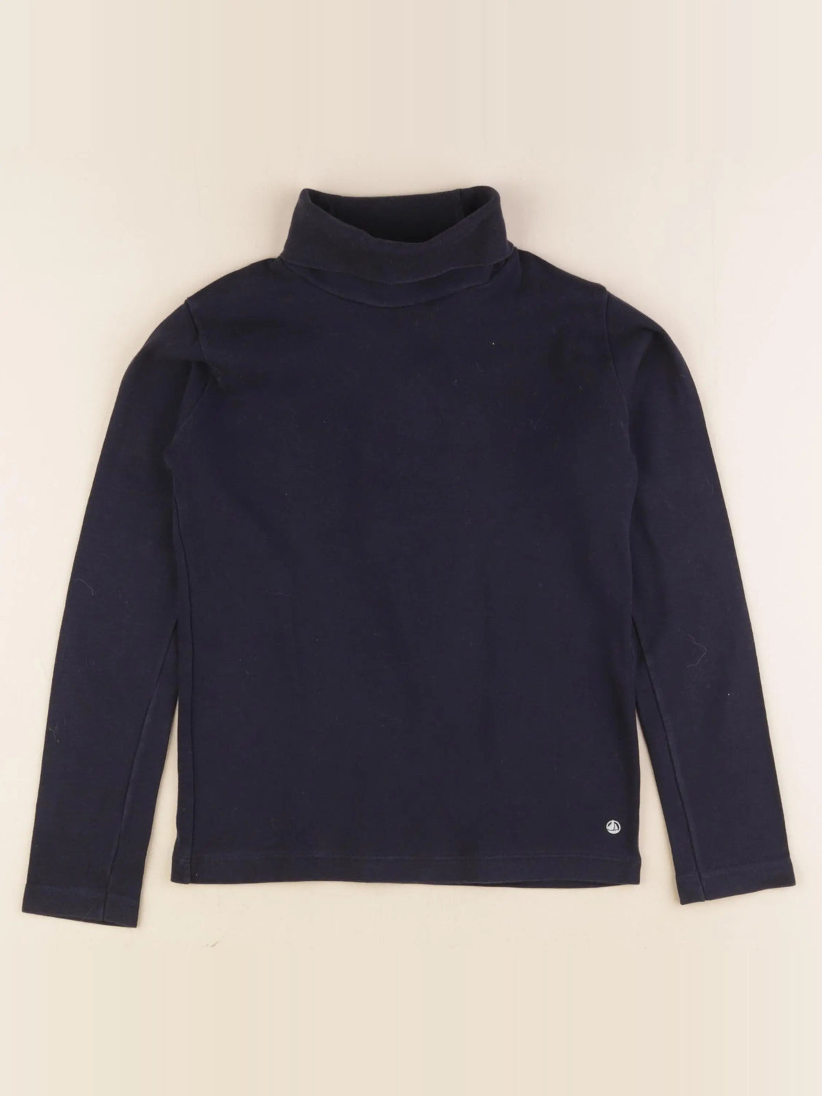 Petit Bateau - sous-pull bleu - 8 ans