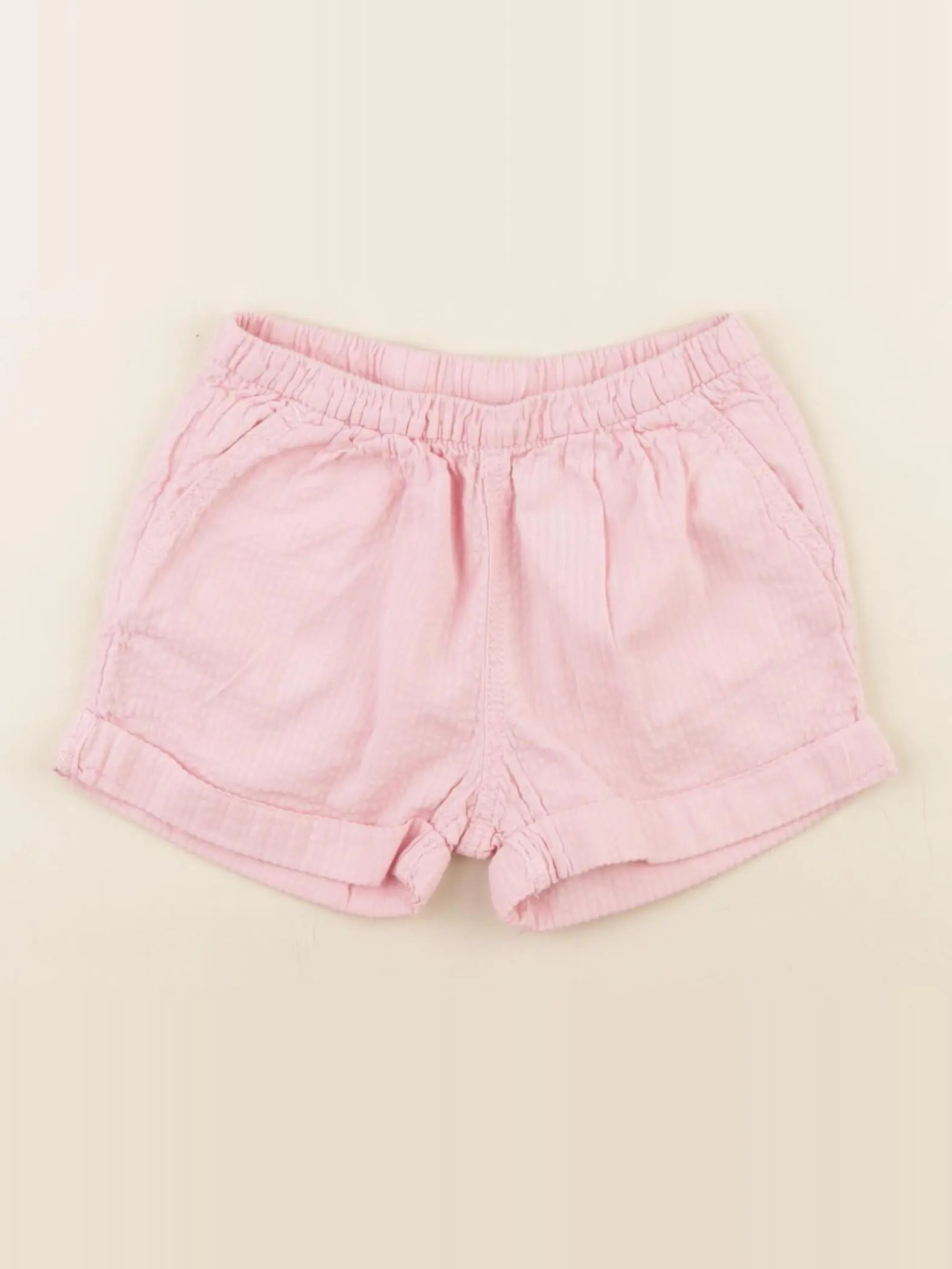 H&M - short rose - 18/24 mois